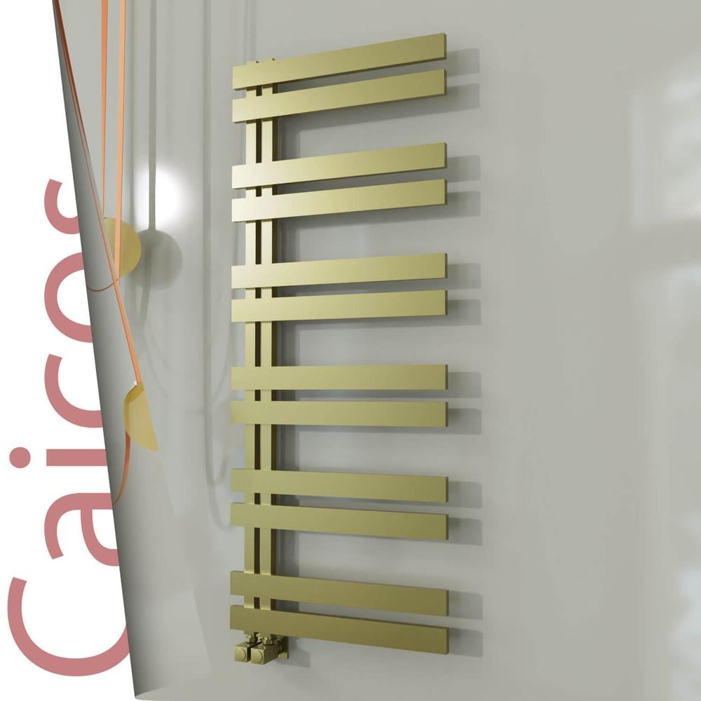 CAICOS Paslanmaz Çelik Havlupan 400x1530 Satine Altın