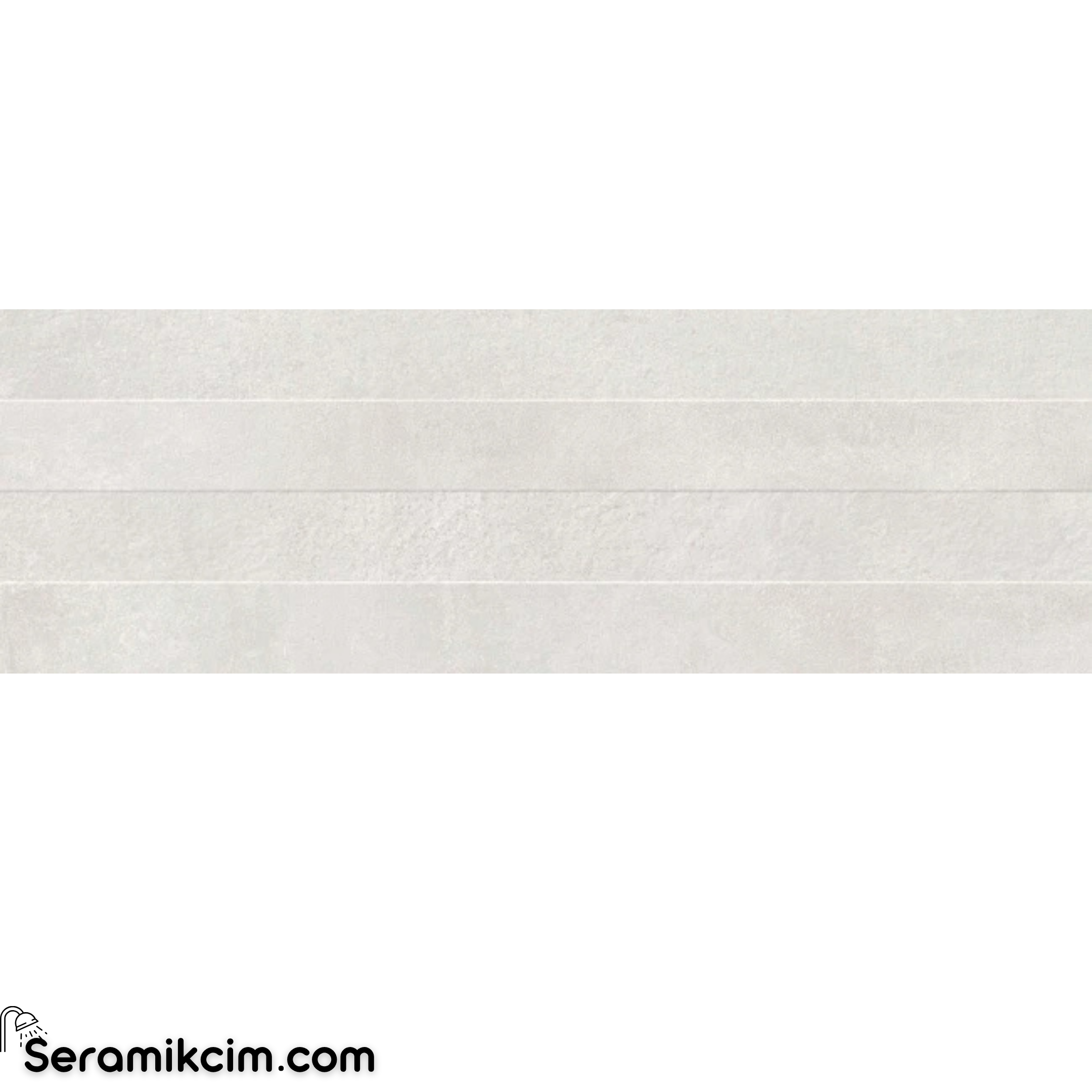Çanakkale Seramik Cment White Mat 40x120 R