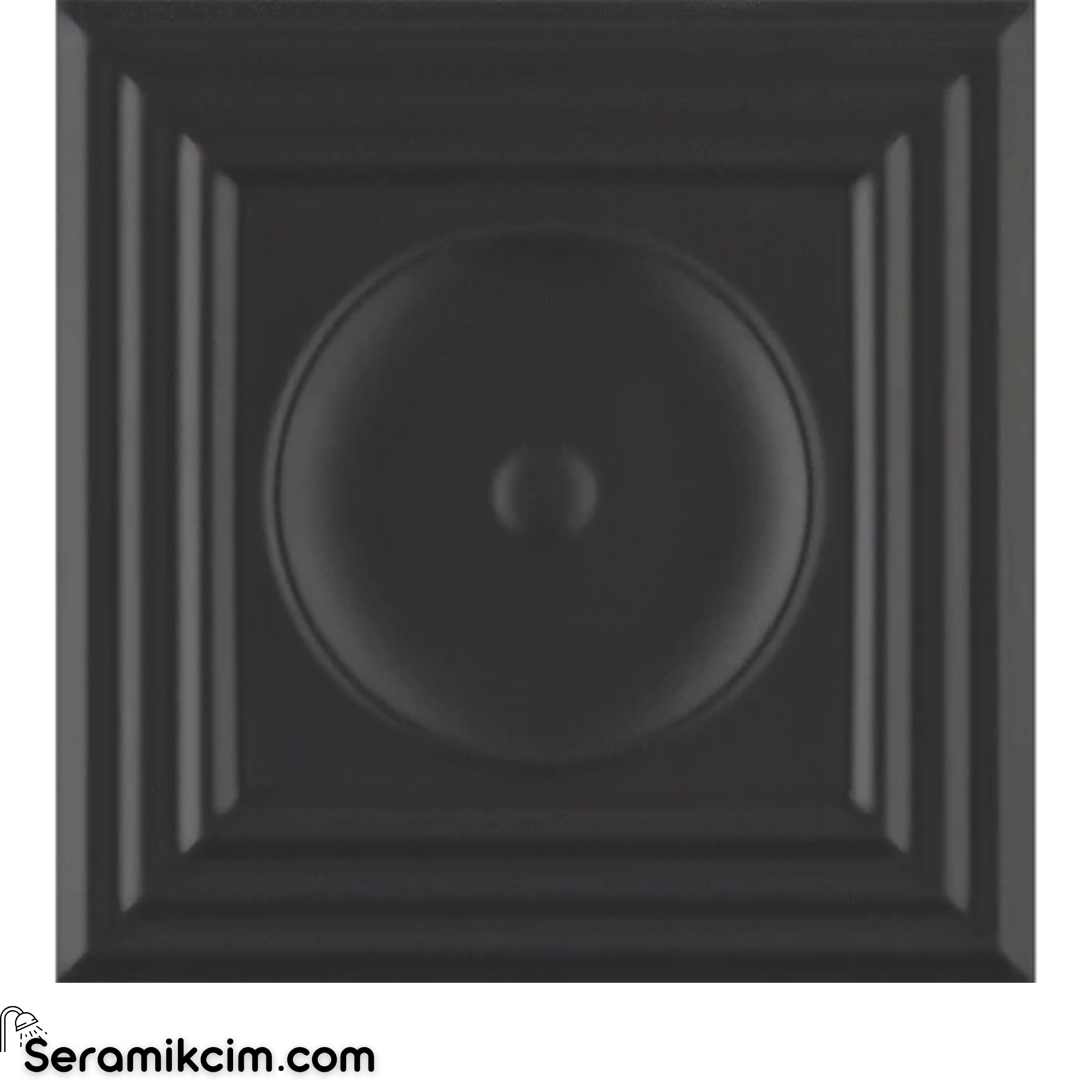 Çanakkale Seramik Fa-1013 Allure Mat Siyah M 20X20