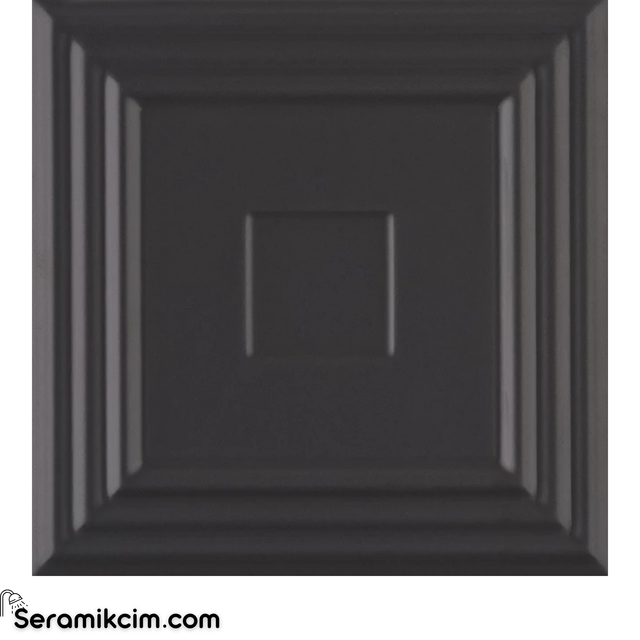 Çanakkale Seramik Fa-1013 Allure Mat Siyah M 20X20