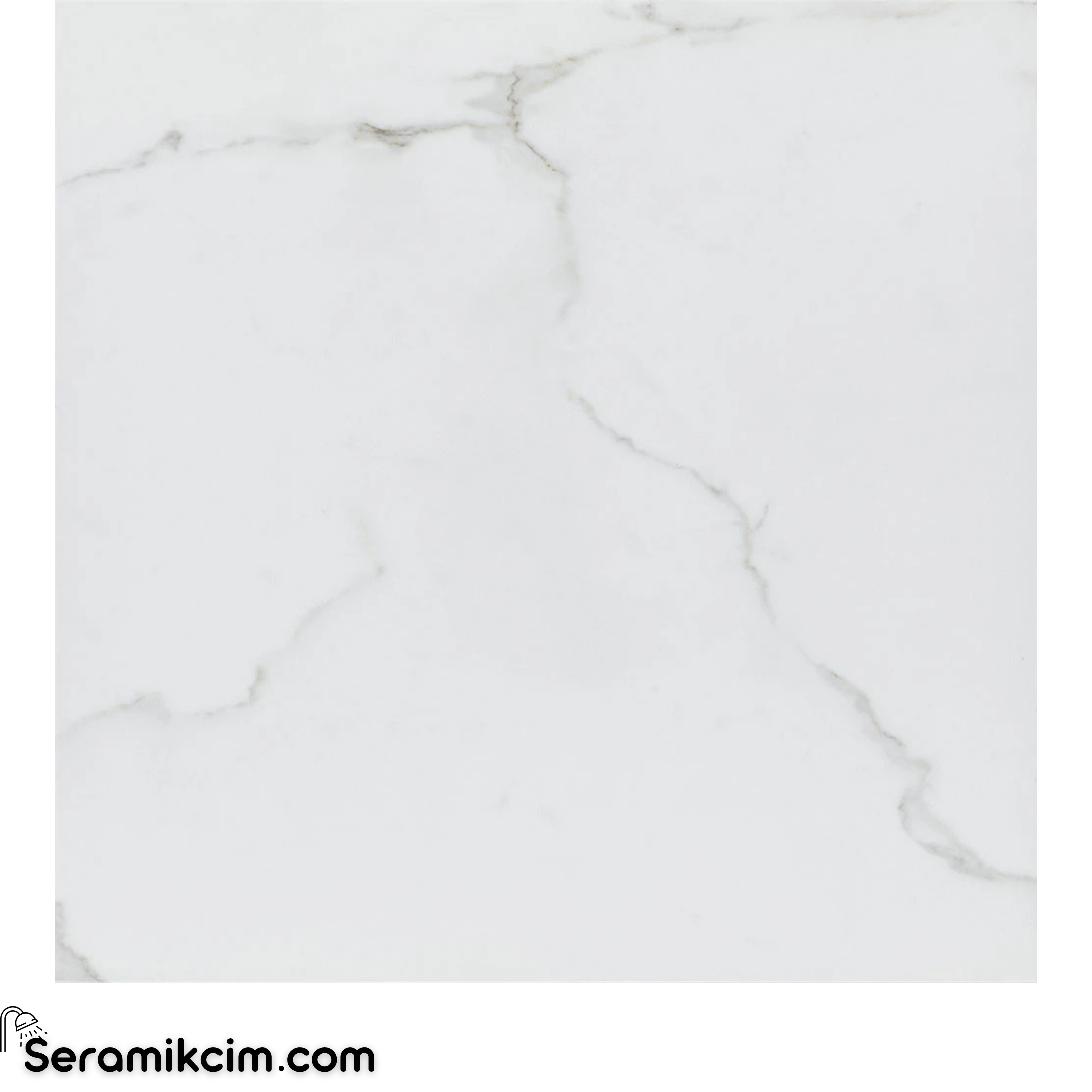Çanakkale Seramik Gs-D7604R Opal Beyaz Saten Parlak 59X59 R