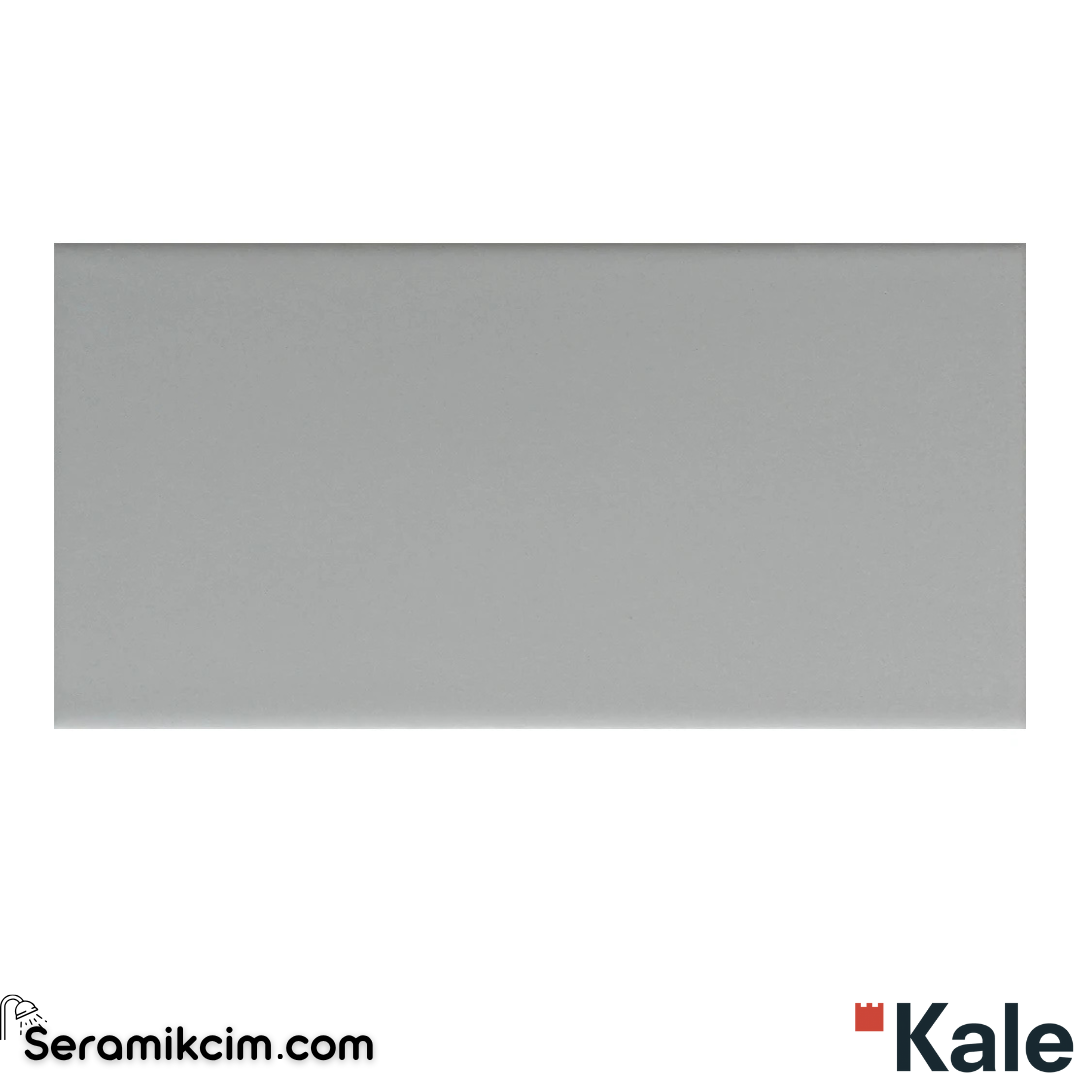 Çanakkale Seramik Mas-3141 Tiny Deep Gri Düz 10X20