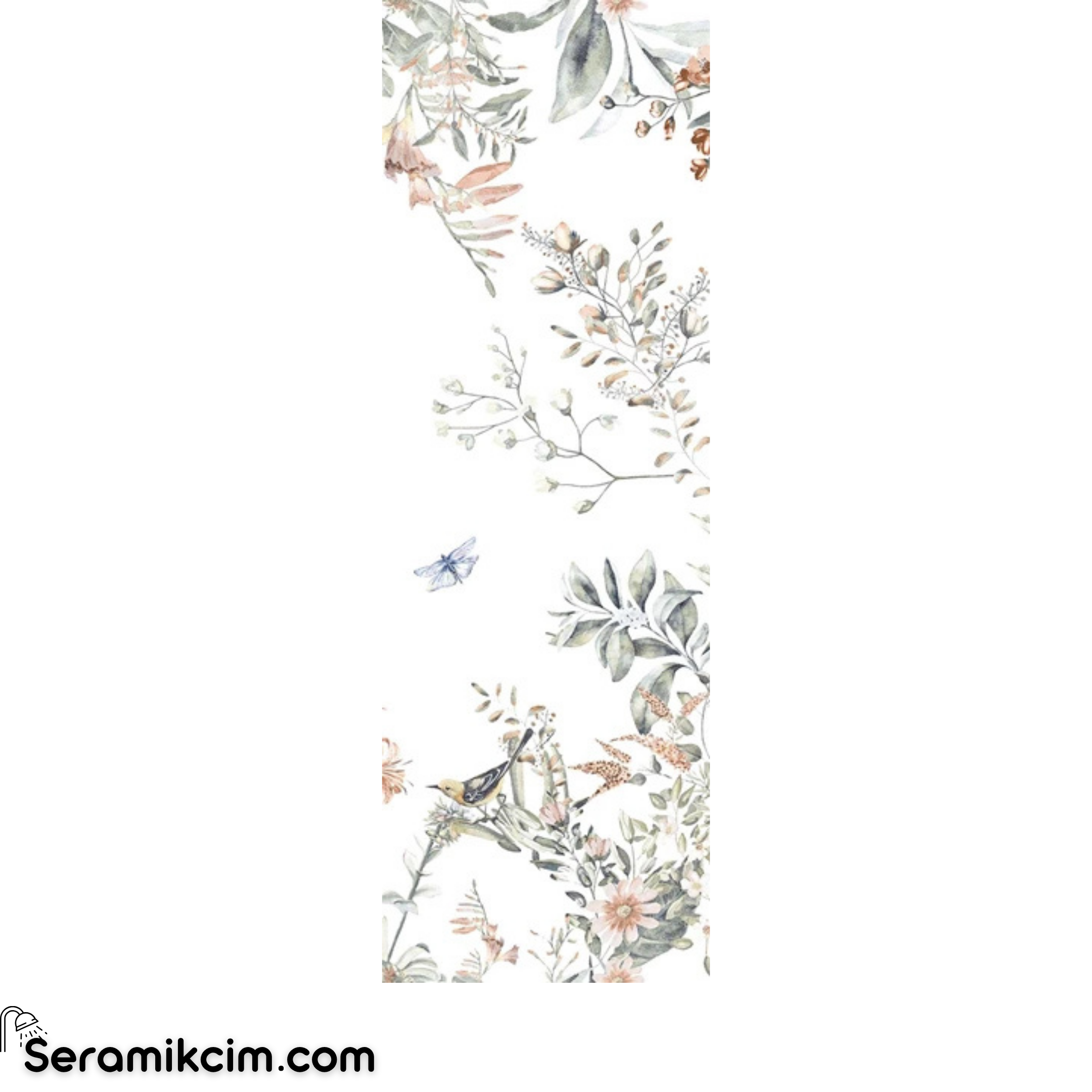 Çanakkale Seramik Mas-6890R Shiro Bloom 3 Modül 40X120 R