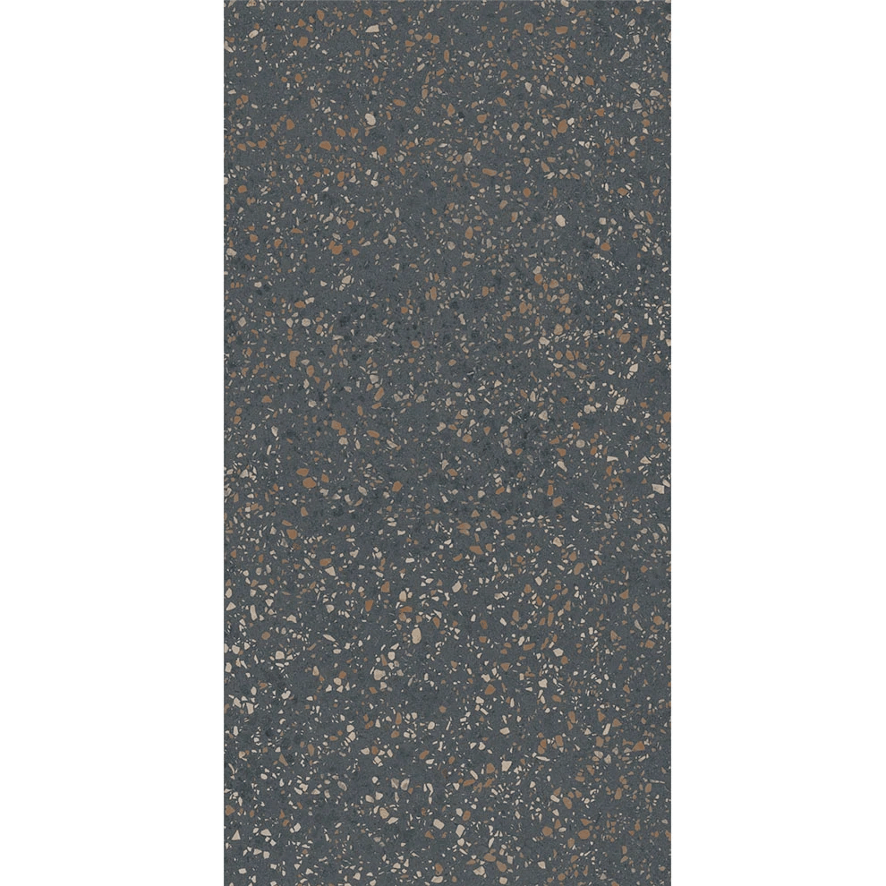 Çanakkale Seramik Mpb-R582 Terrazzo Multicolor Siyah Parlak 60x120 - 310100600900
