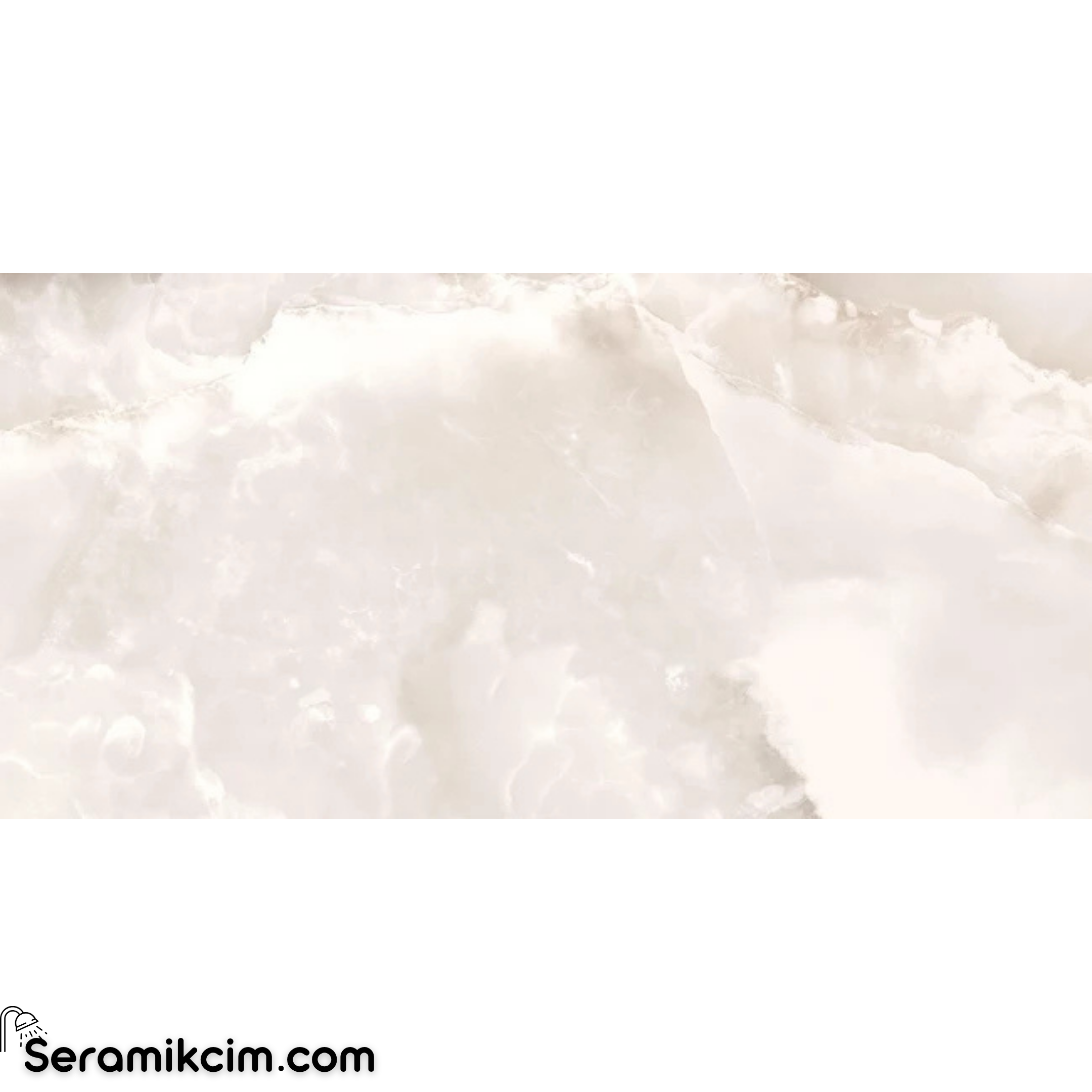 Çanakkale Seramik Mpb-R771 Onyx Beyaz Parlak Yzg -T 60X120