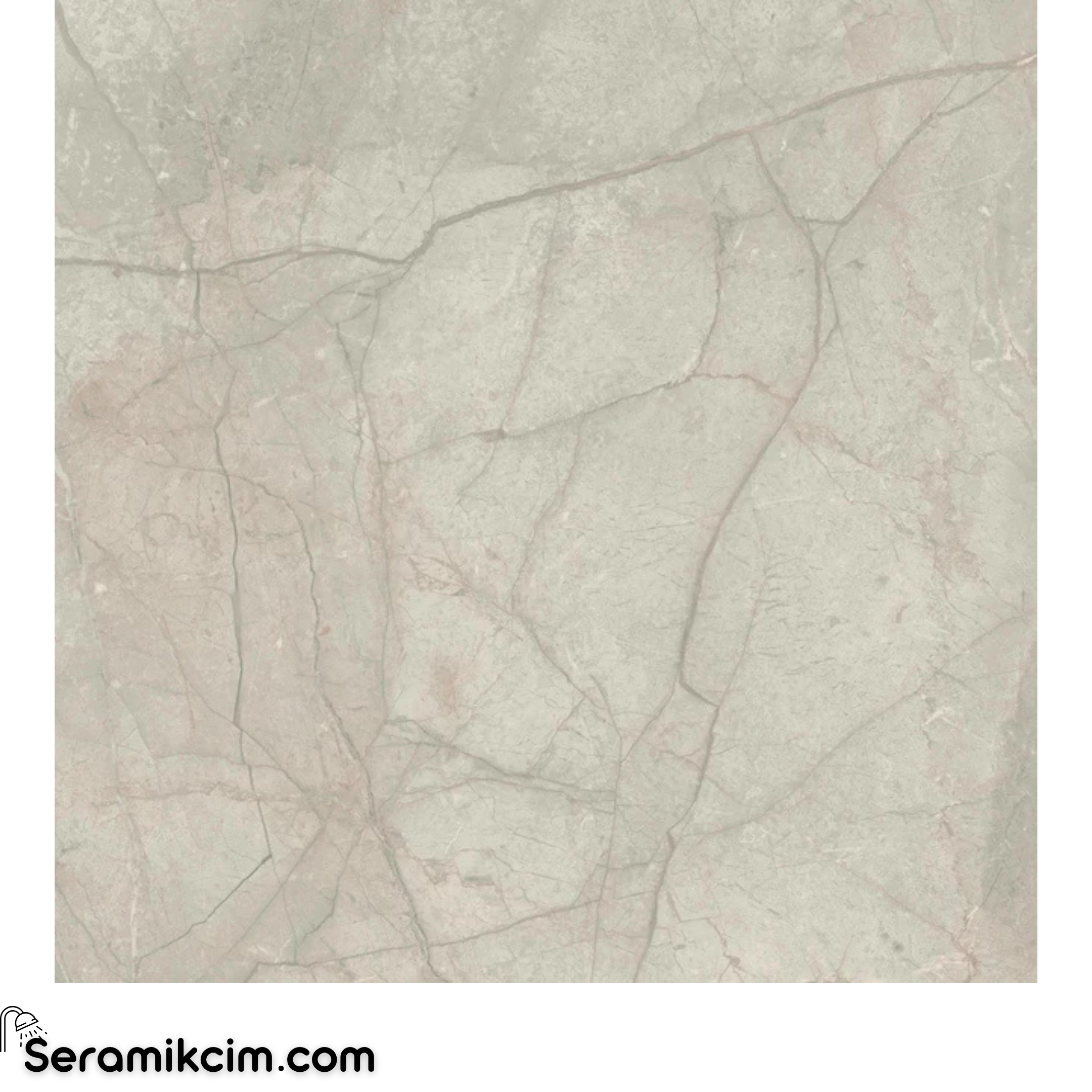 Çanakkale Seramik Mpb-U322 Silver River Light Parlak 59x59R