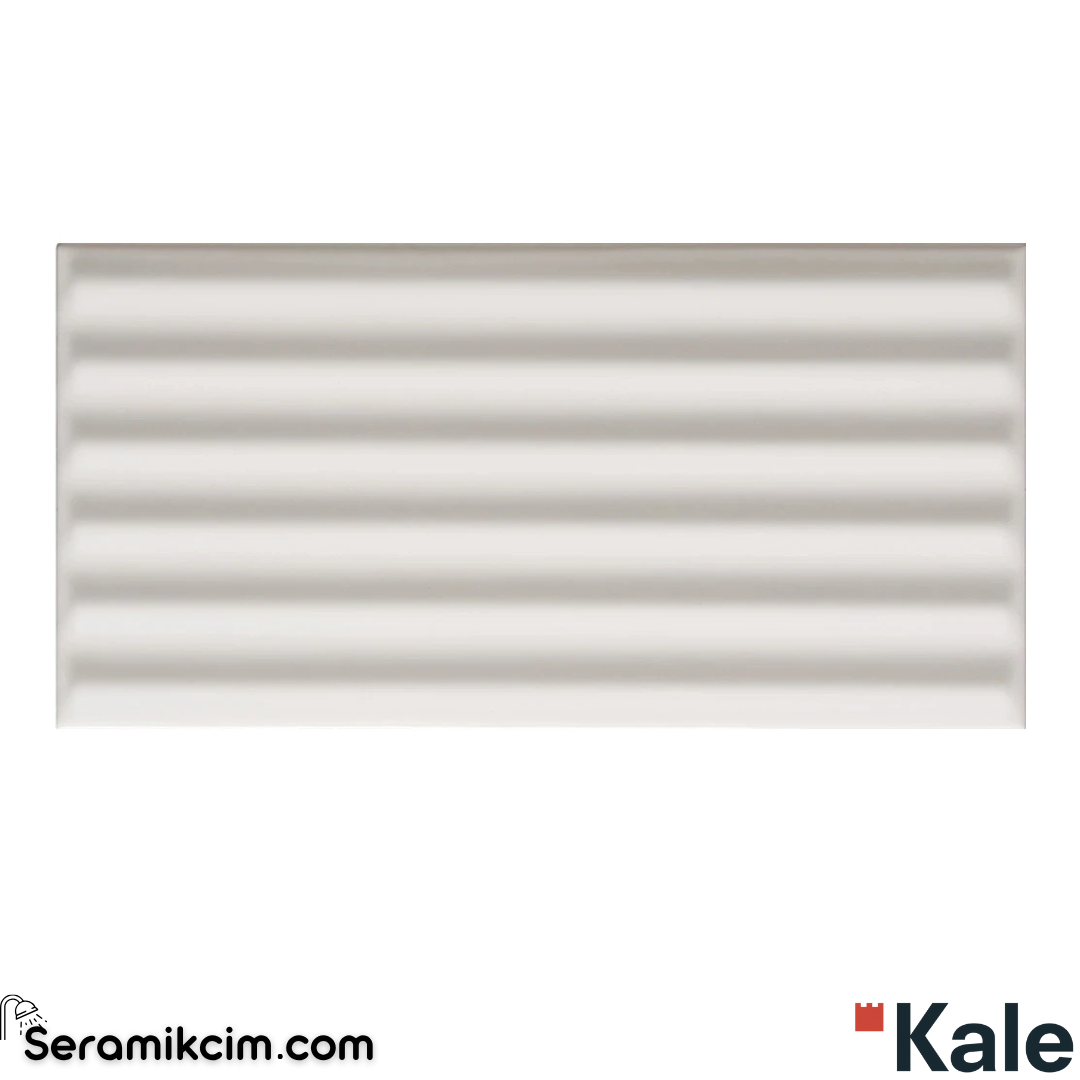 Çanakkale Seramik Rp-3124 Tiny Vivid Beyaz 10X20
