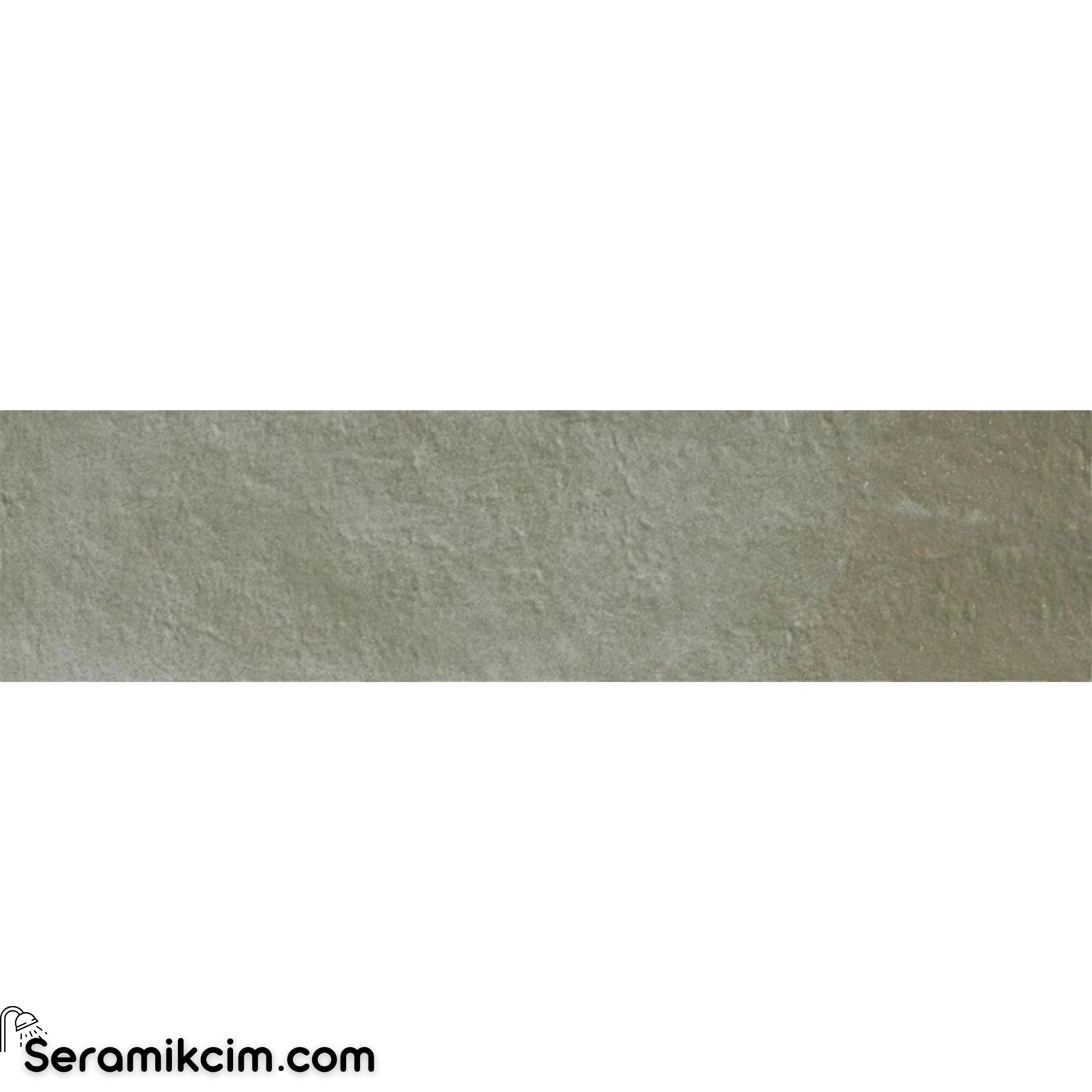 Çanakkale Seramik Terra Arte Yeşil Parlak 7X28 7X28