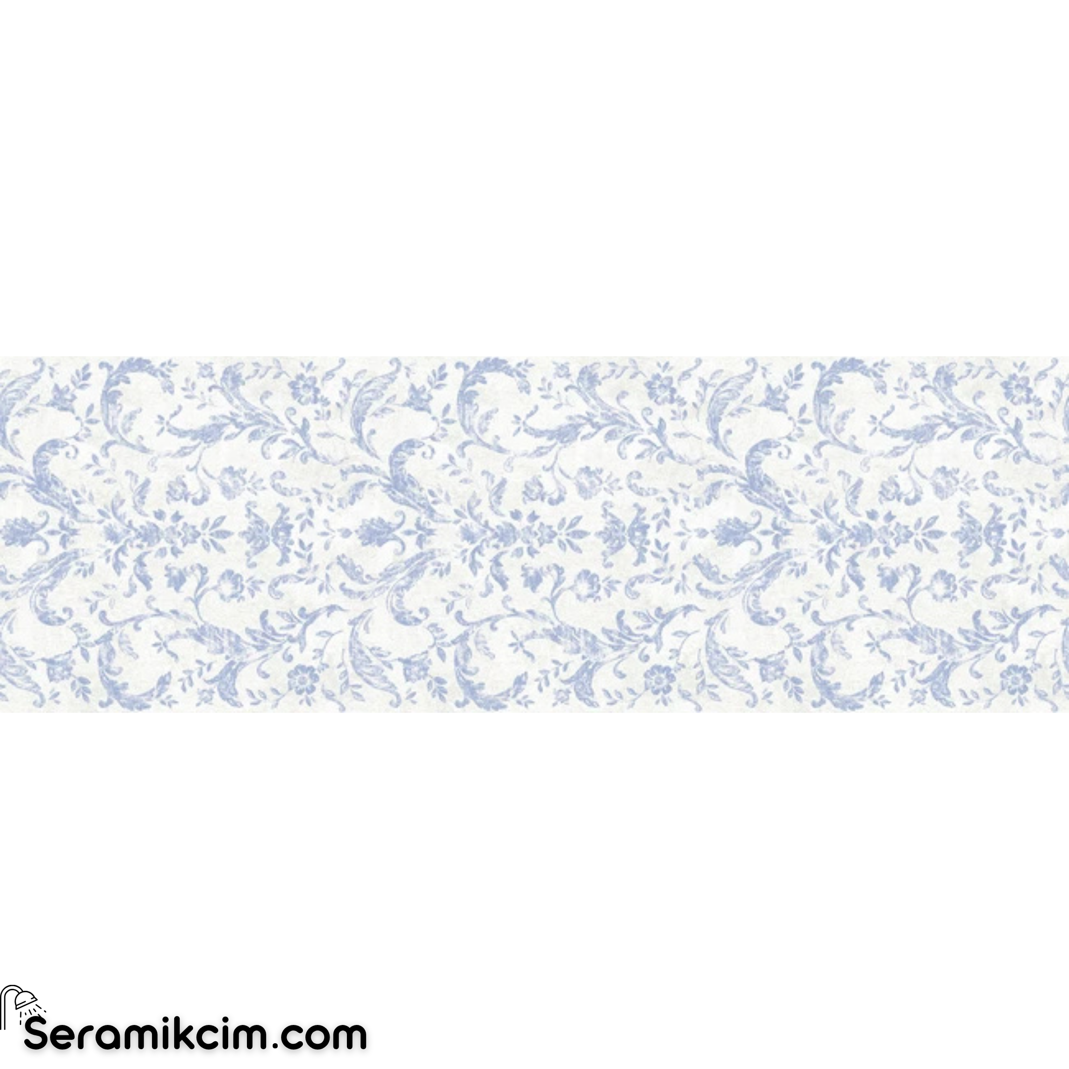 Çanakkale Seramik Vılla Deste Damask Lacivert Mat 40x120 R