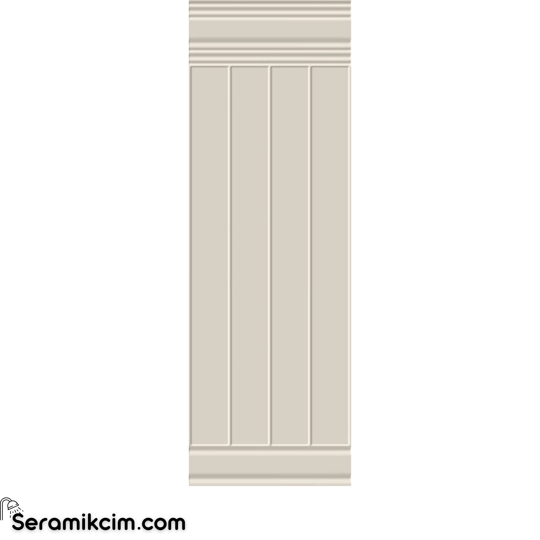 Çanakkale Seramik Vılla Deste Vizon Boiserie Mat 40x120 R