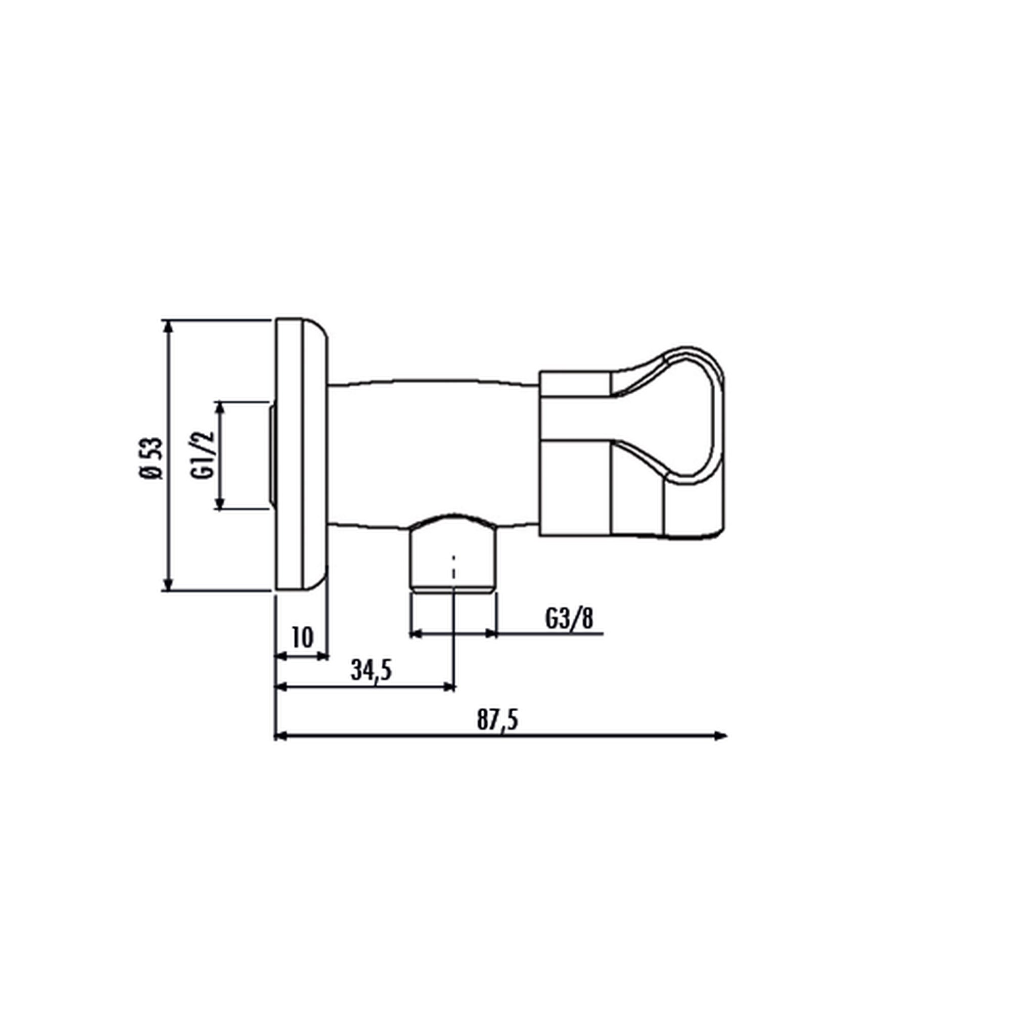 Creavit Ara Musluk (Alfa Volan) 1/2 - 3/8 MS.AC338