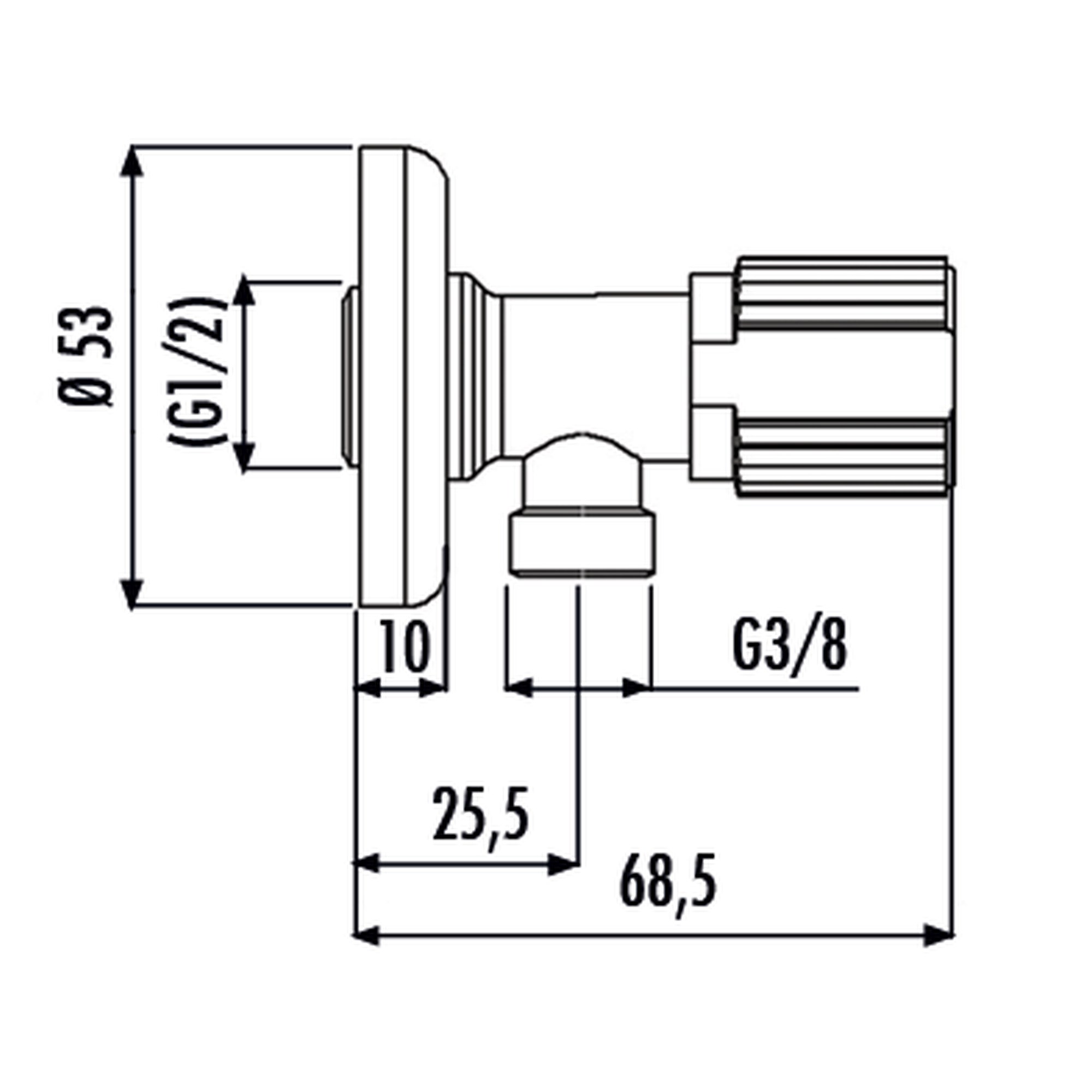 Creavit Ara Musluk (Krom Volan) 1/2 3/8 MS.AC30G