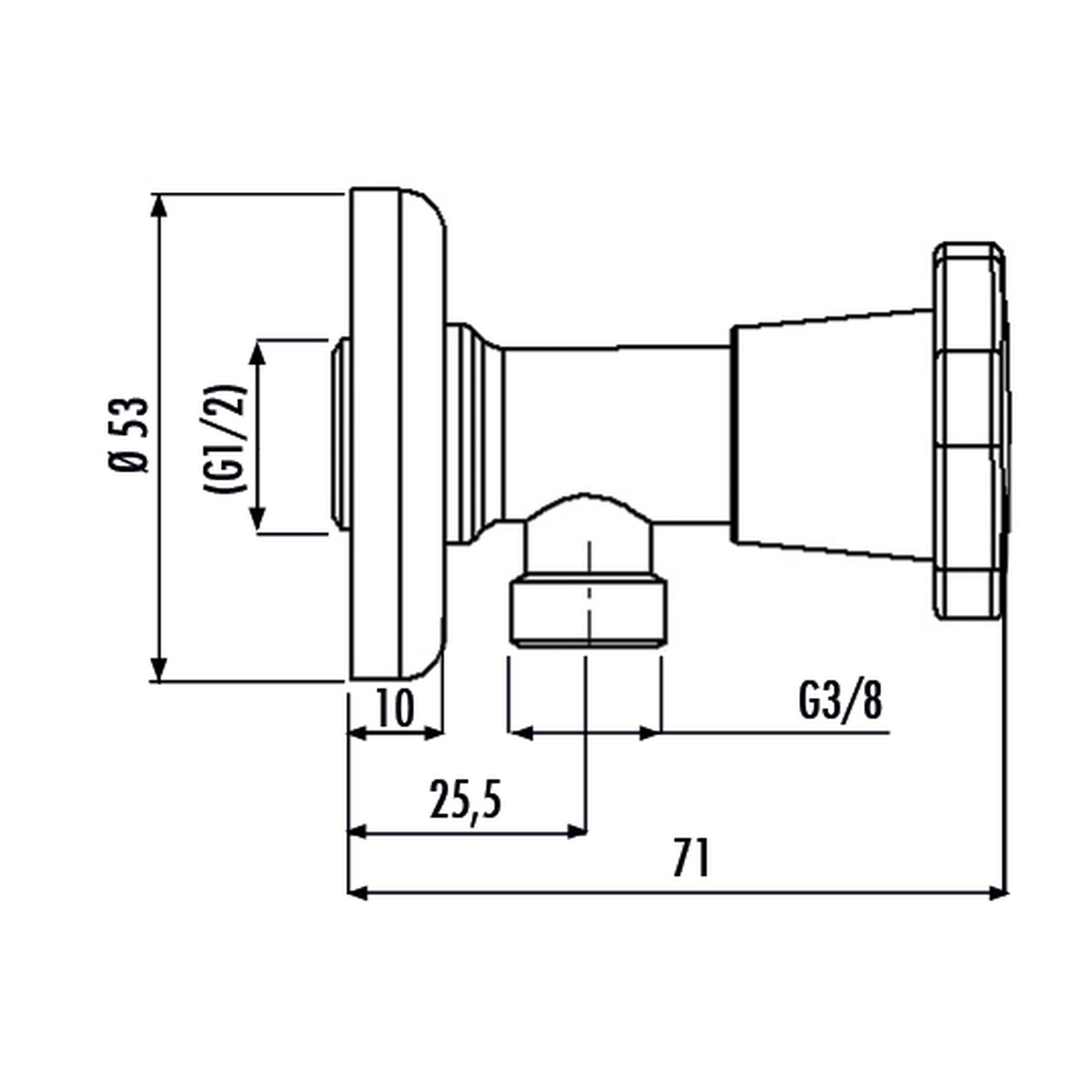Creavit Ara Musluk (Krom Volan) 1/2 3/8 MS.AC42F