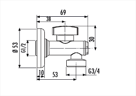 Creavit Çamaşır Musluğu Filtreli 1/2-3/4 (Kumlu) MS.FTC407