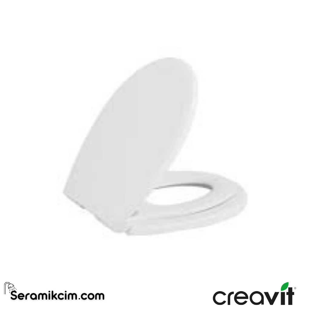 Creavit Çocuk+Ebeveyn TP.YK. Beyaz Klozet Kapağı KC0803.01.0000E - KC0803.01.0000E