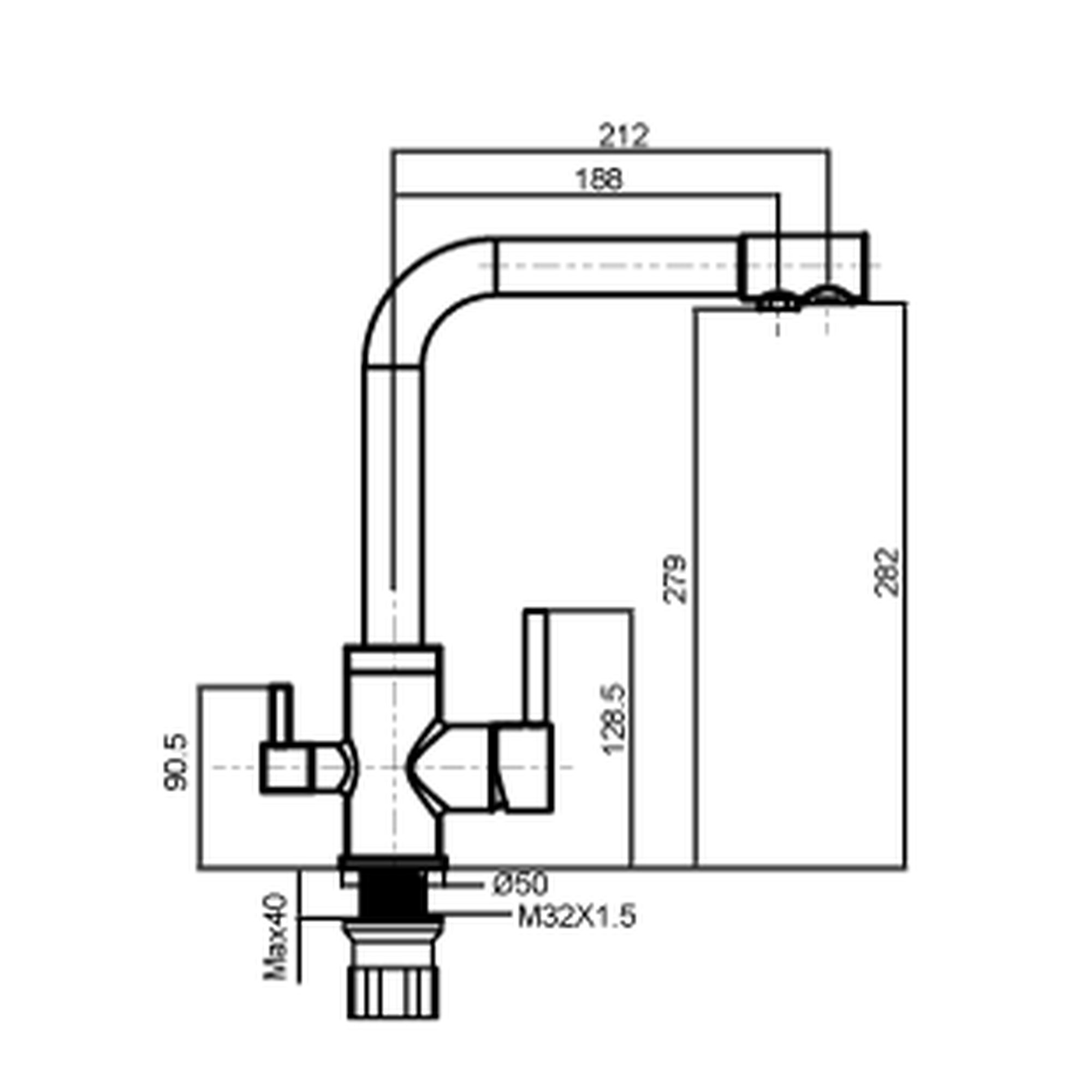 Creavit İçme Suyu Çıkışlı Mutfak Armatürü BT.DW8700