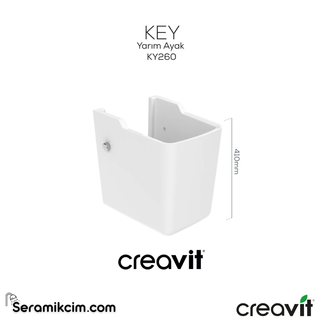 Creavit Key Yarım Ayak Extra Beyaz KY260-00CB00E-0000 - KY260-00CB00E-0000