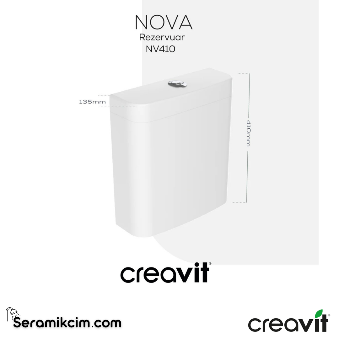 Creavit Letoon&Nova Rezervuar Extra Beyaz NV410-00CB00E-0000 - NV410-00CB00E-0000