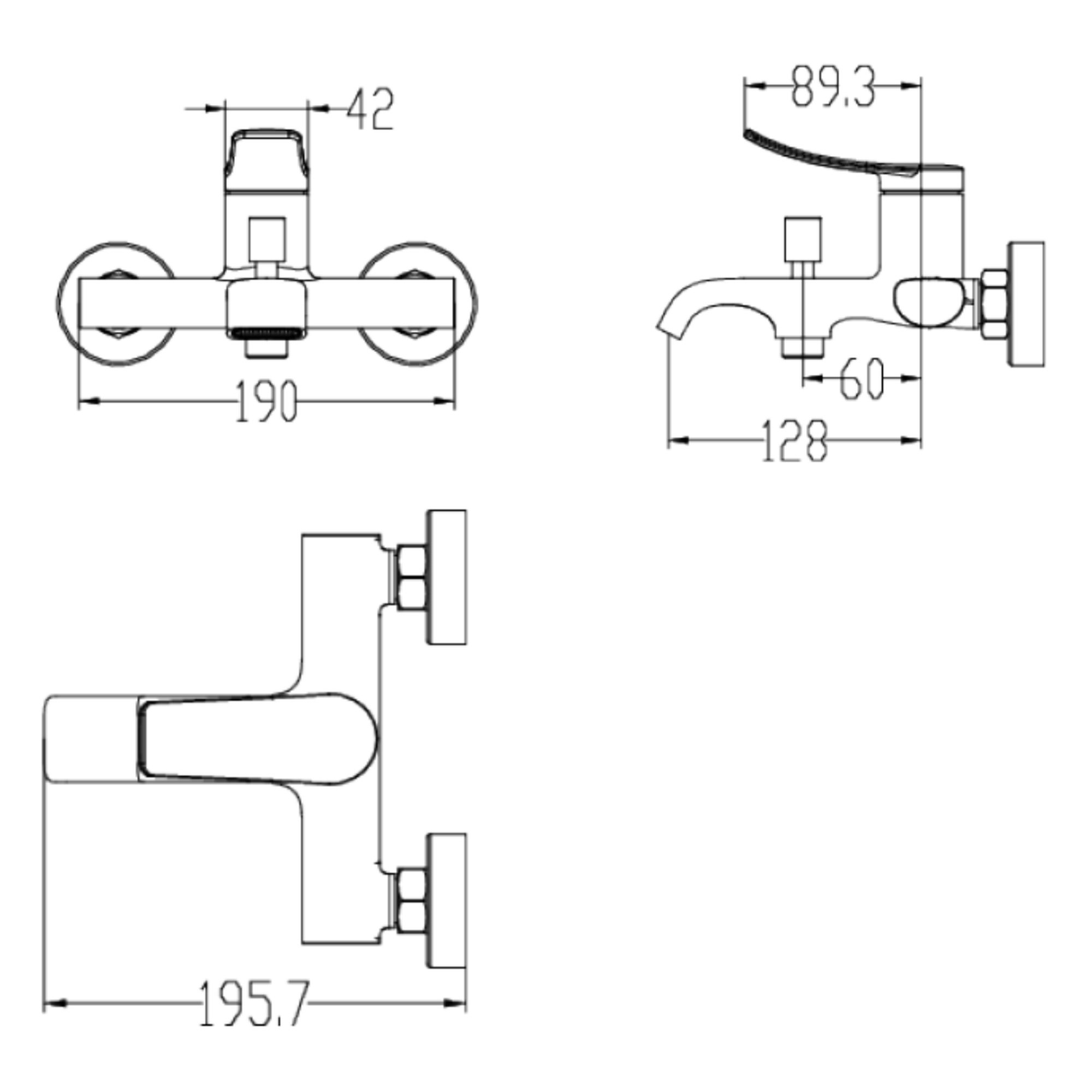 Creavit Lua Banyo Armatürü BT.LU2500