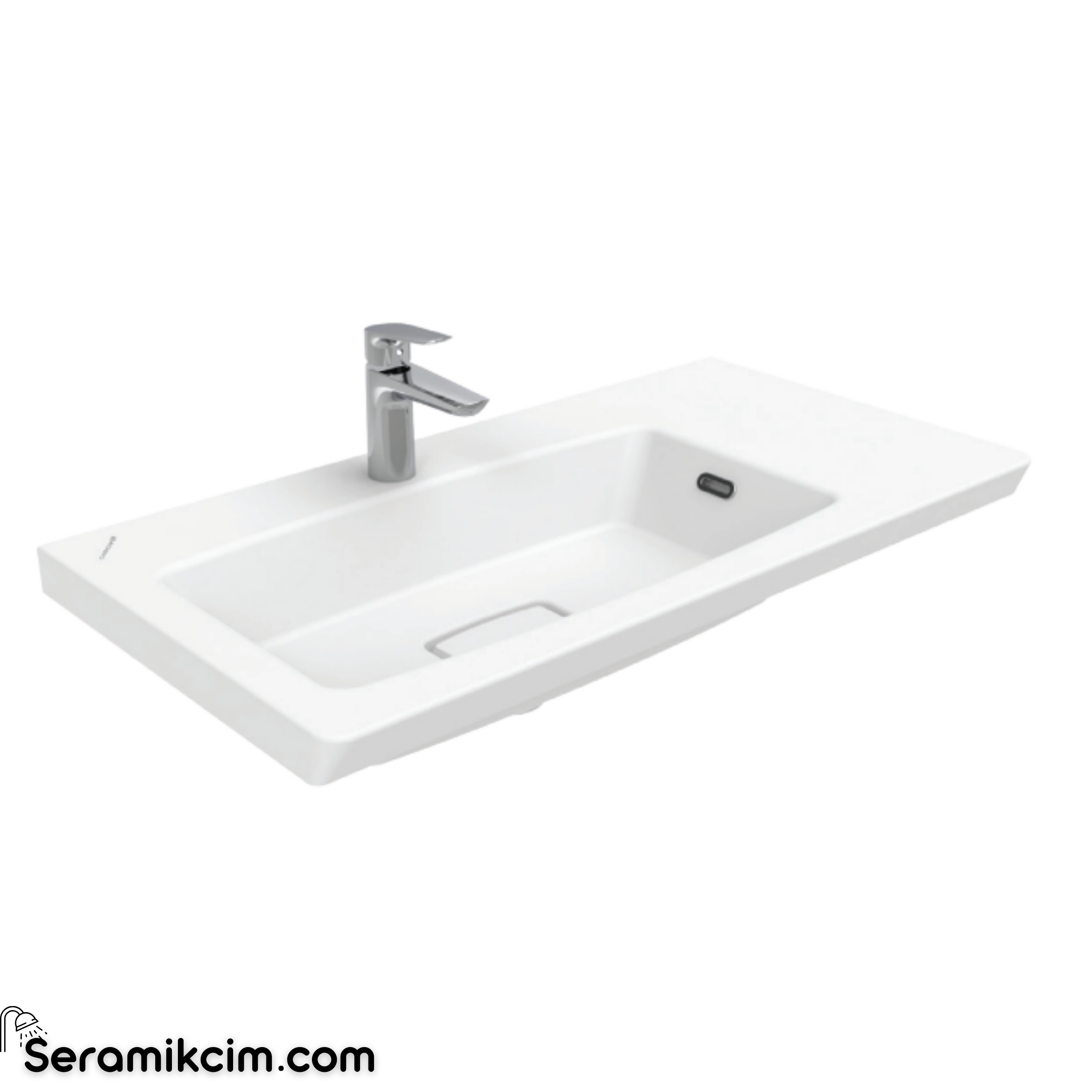 Creavit Memory Etajerli Lavabo 85 cm Extra Beyaz MY085-00CB00E-0000