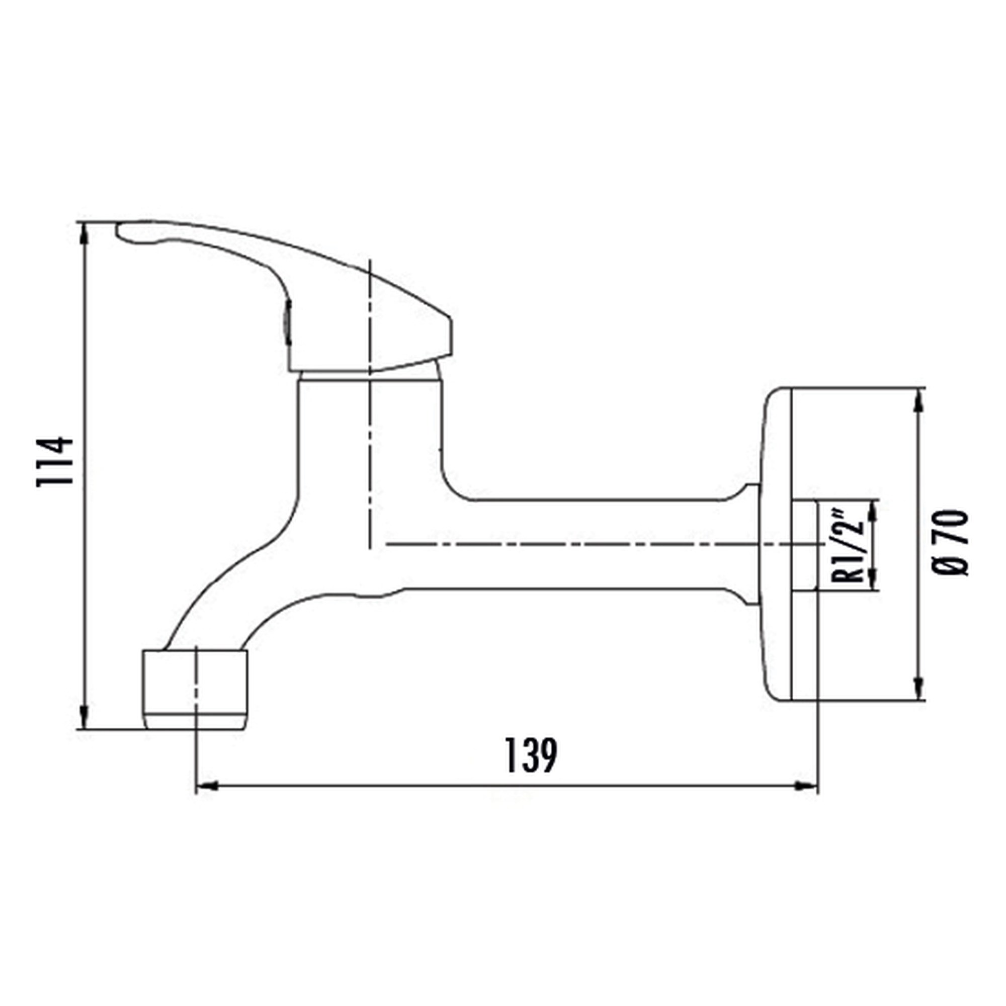 Creavit Mix Uzun Musluk 1/2 Krom MS.T210L