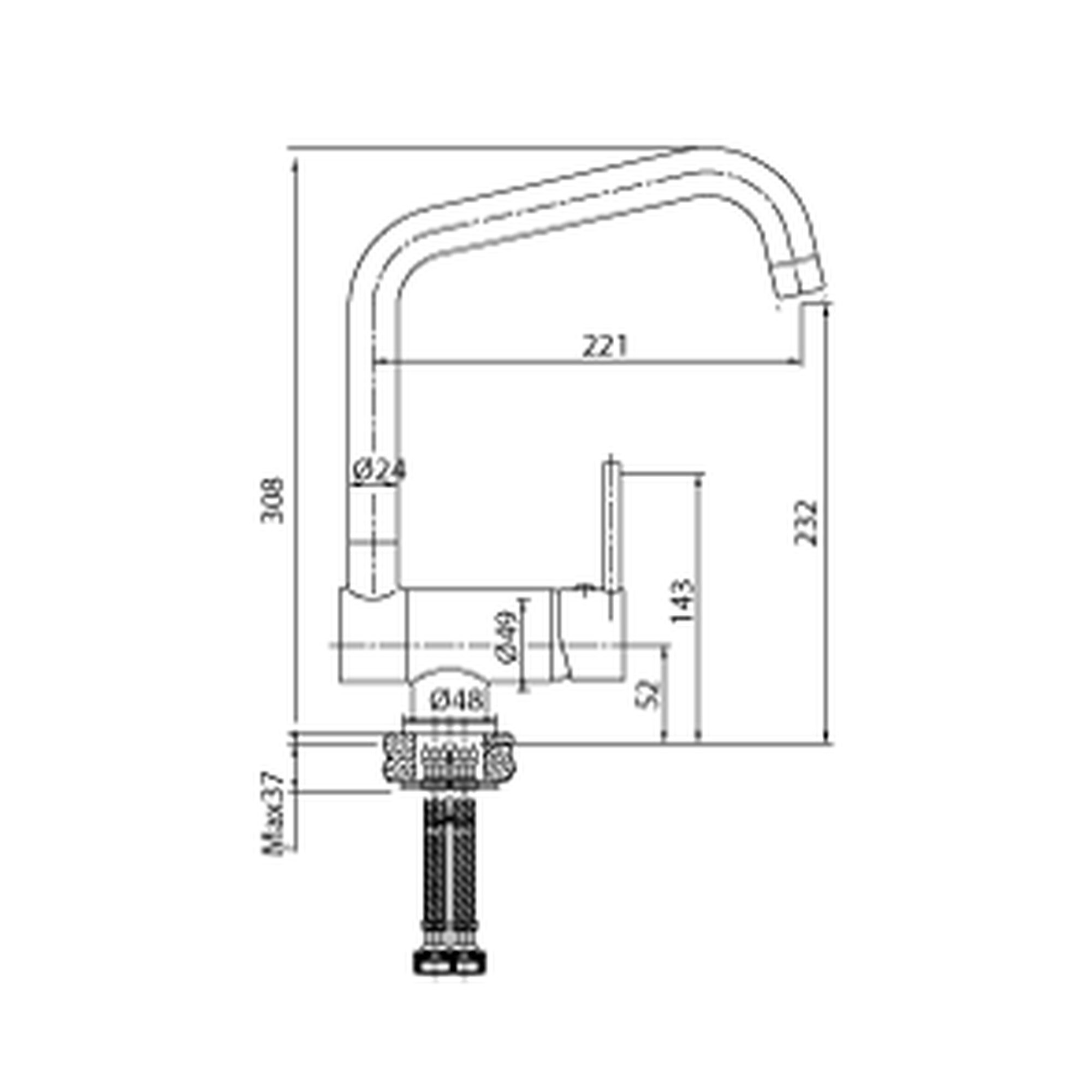 Creavit Mutfak Armatürü (Pencere Önü) BT.MF8600
