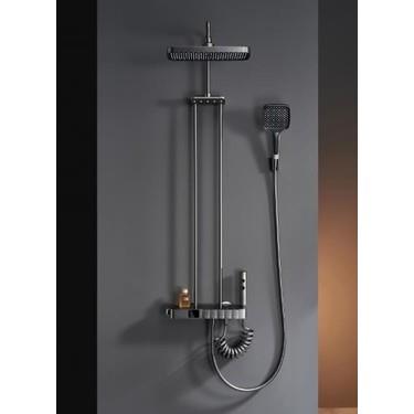 Creavit PIANO Tepe Duş Sistm.Termostatik Mtl.Gri DS.PN710GR