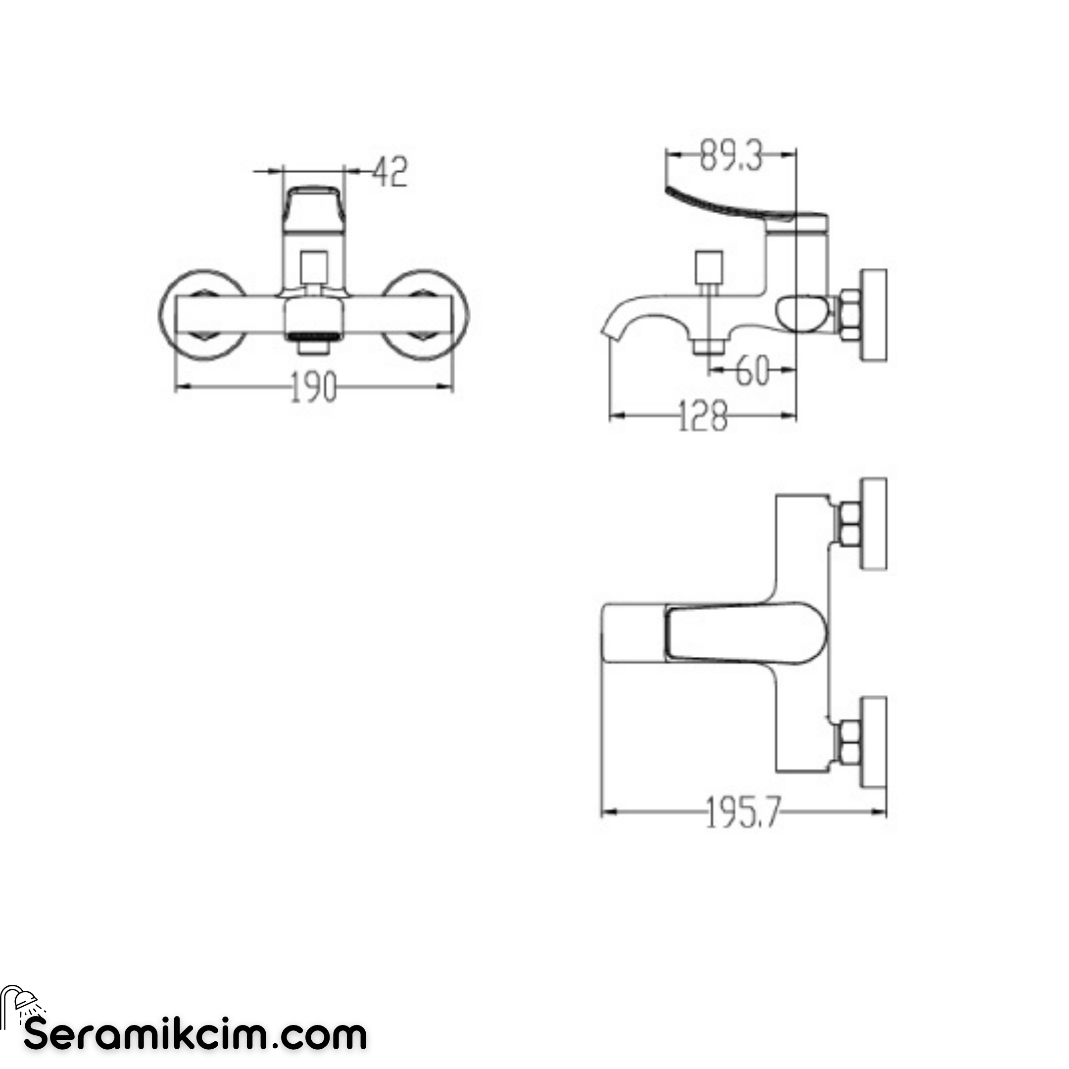 Creavit Ritmo Banyo Armatürü BT.RT2500