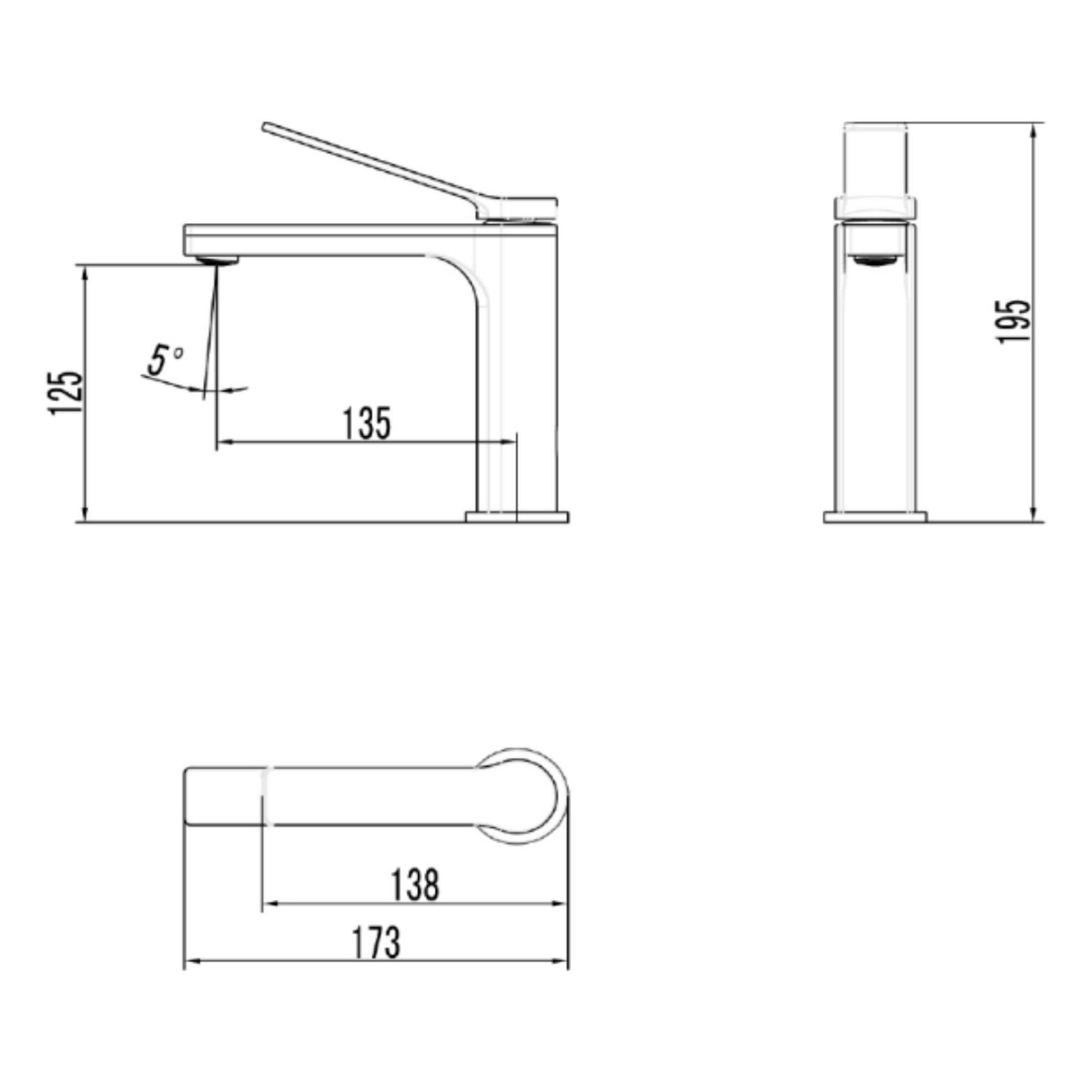 Creavit Ritmo Lavabo Armatürü BT.RT1500