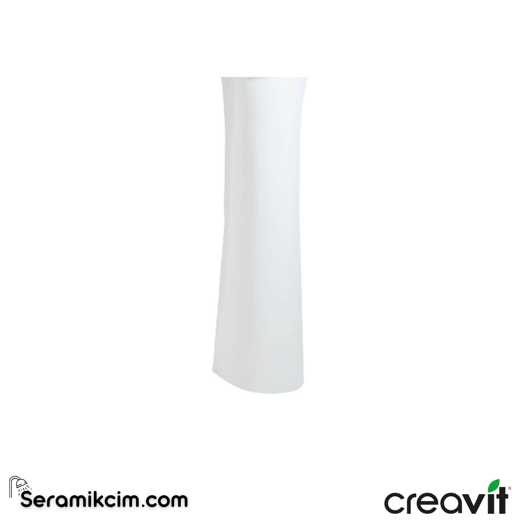 Creavit Sedef Kısa Kolon Ayak Extra Beyaz SD251-00CB00E-0000 - SD251-00CB00E-0000