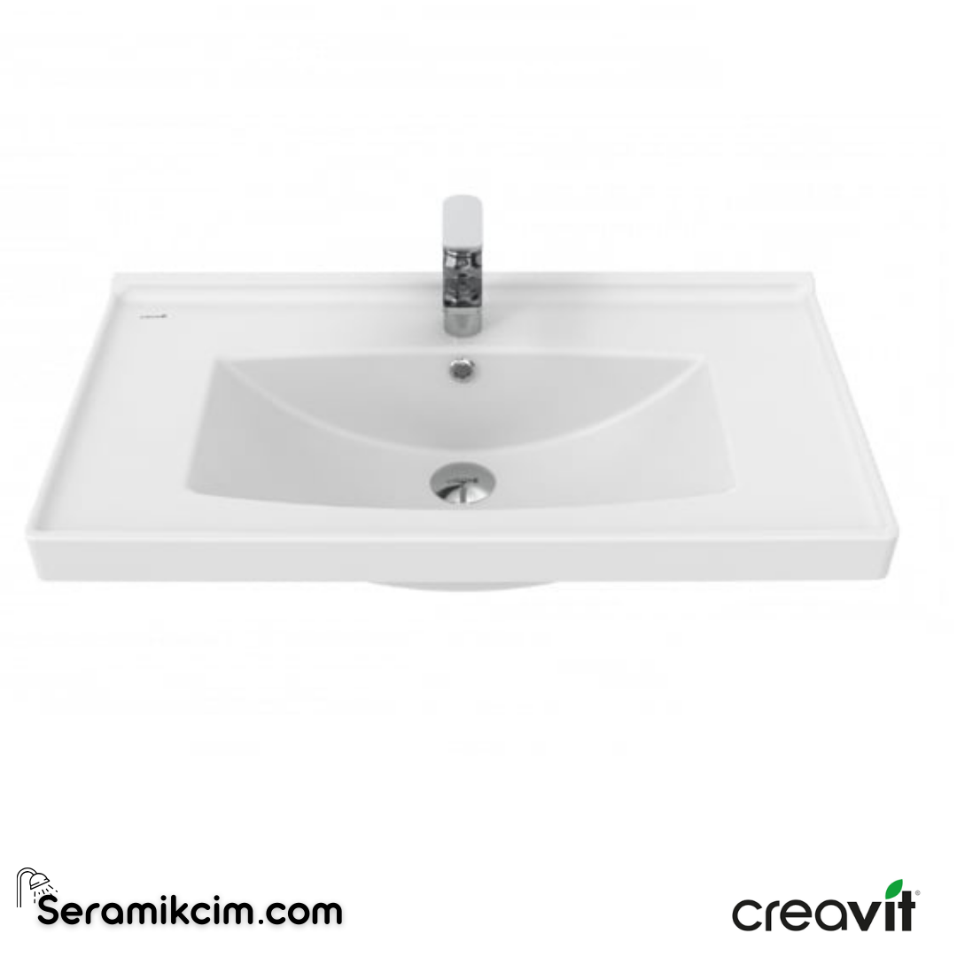 Creavit Sera Lavabo 80x45 cm  SE080-00CB00E-0000 - SE080-00CB00E-0000