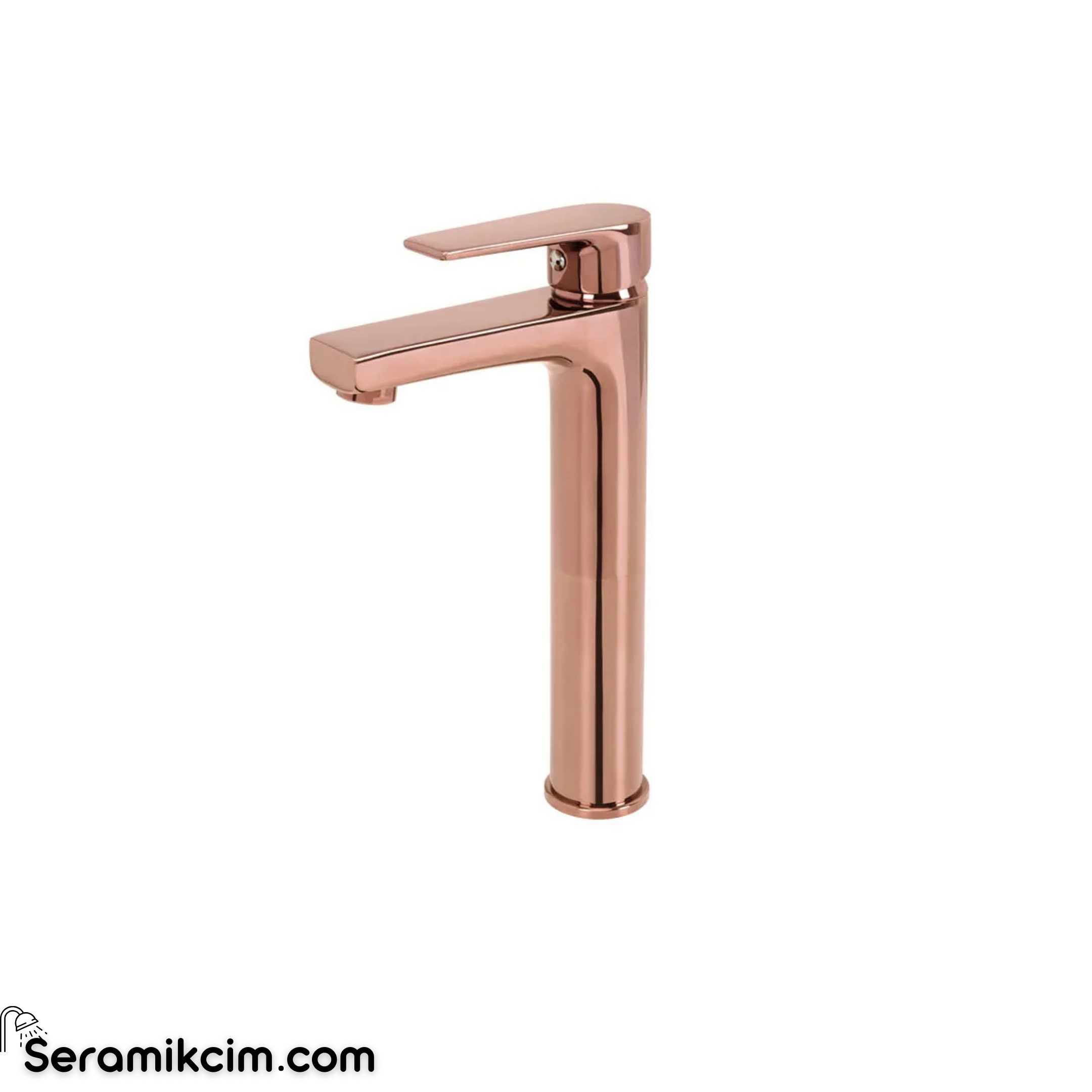 Creavit Sharp Uzun Lavabo Armatürü Rose Gold BT.SR6500C