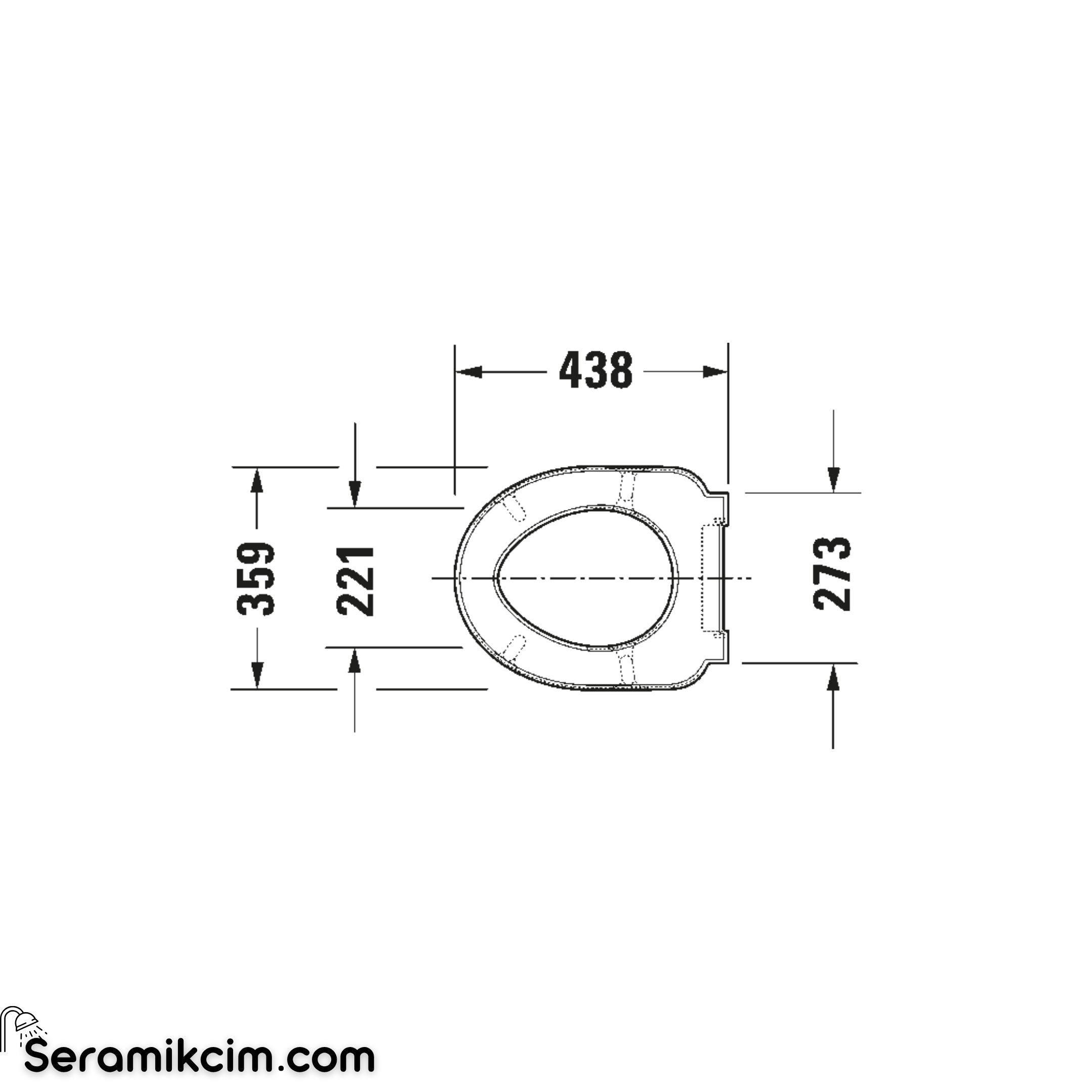 Duravit Architect Klozet Kapağı, Amortisörlü (254639, 257239 Klozetler İle Uyumlu)