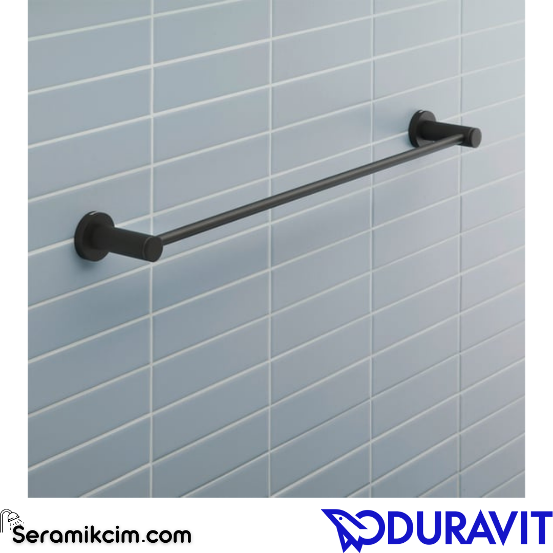 Duravit D-Code Havlu Askısı 60 cm Mat Siyah