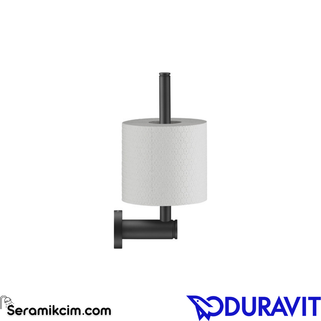 Duravit D-Code Yedek Tuvalet Kağıtlığı Mat Siyah