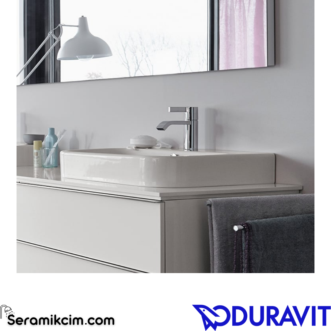 Duravit Happy D.2 Çanak Lavabo Armatür Delikli 60 cm