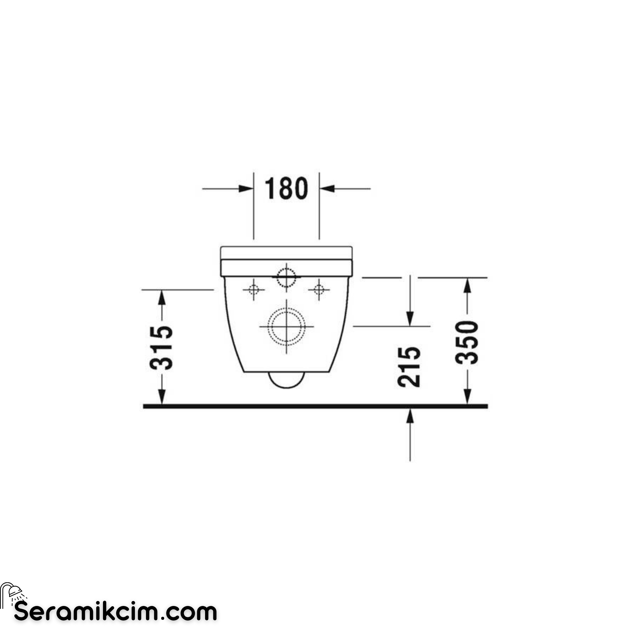 Duravit Starck 3 Rimless® Asma Klozet Seti 45273900A1