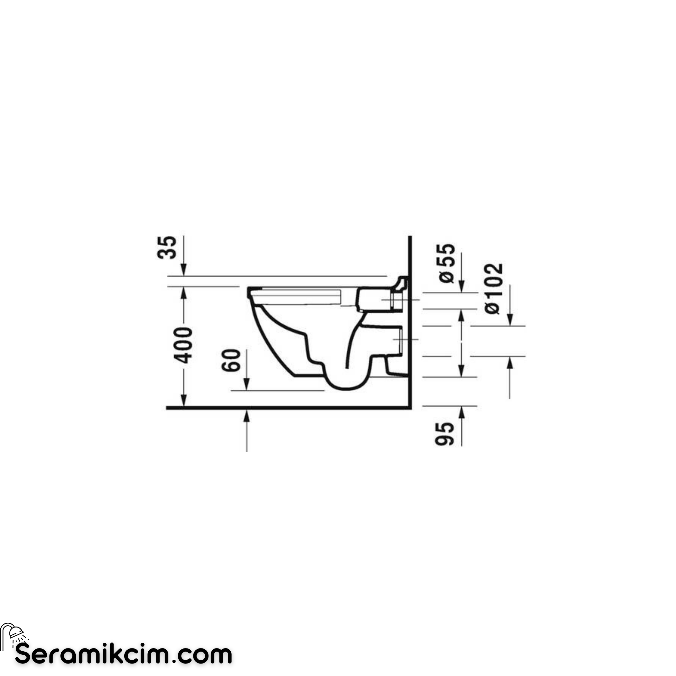 Duravit Starck 3 Rimless® Asma Klozet Seti 45273900A1