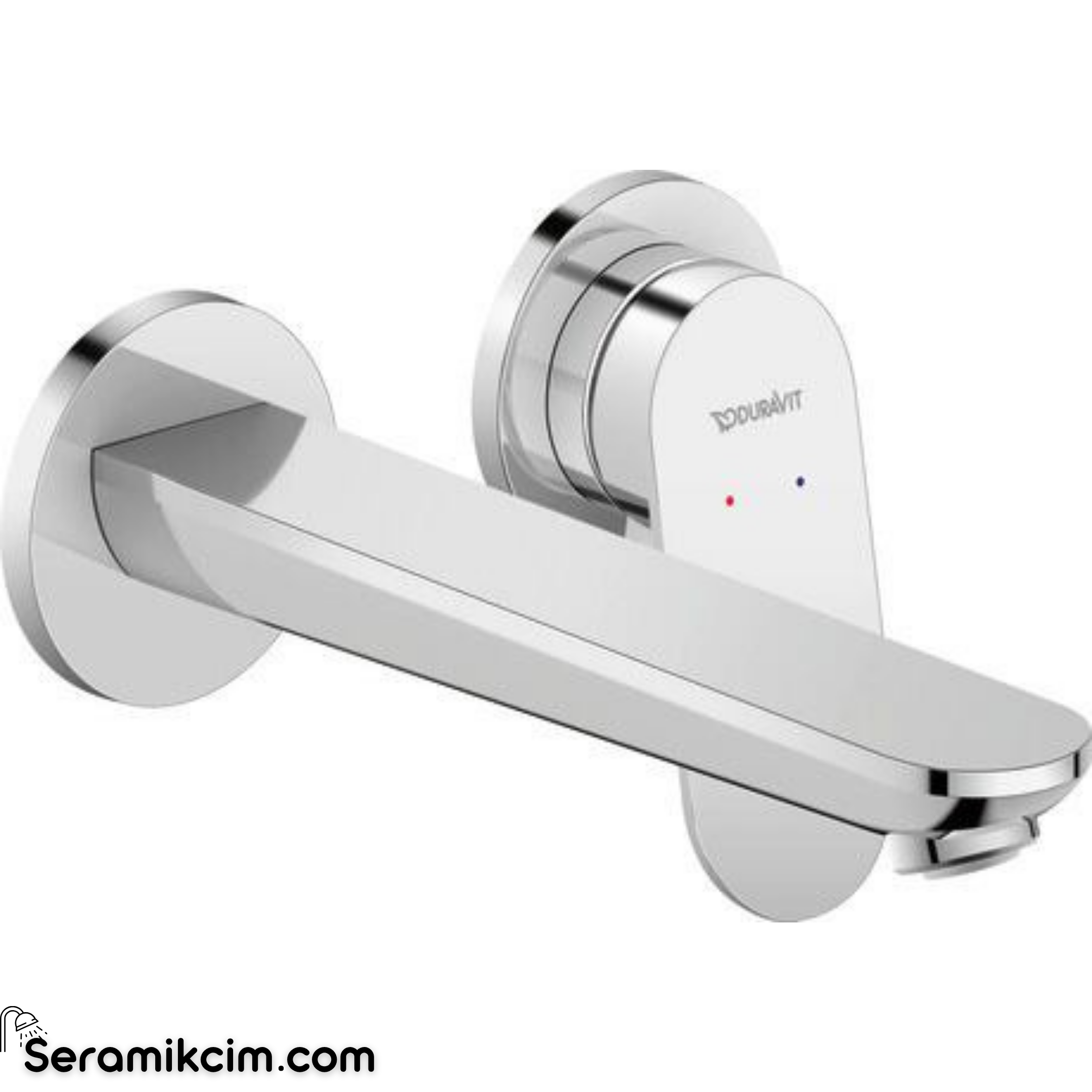 Duravit Wave Ankastre Lavabo Bataryası, İç Set Hariç Krom WA1070004010