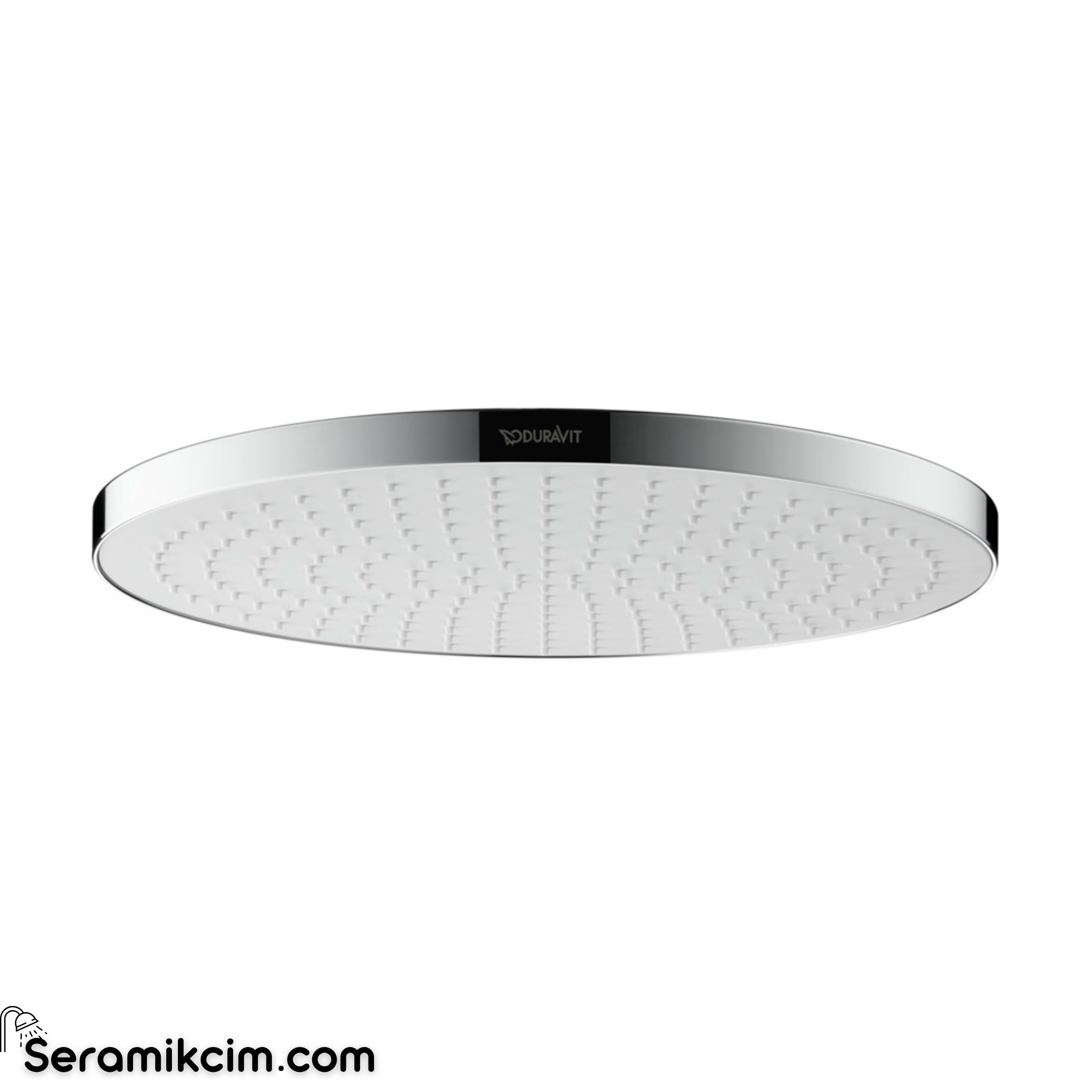Duravit Yuvarlak Tepe Duşu, Tek Fonksiyonlu, 23 cm Krom UV0660017010