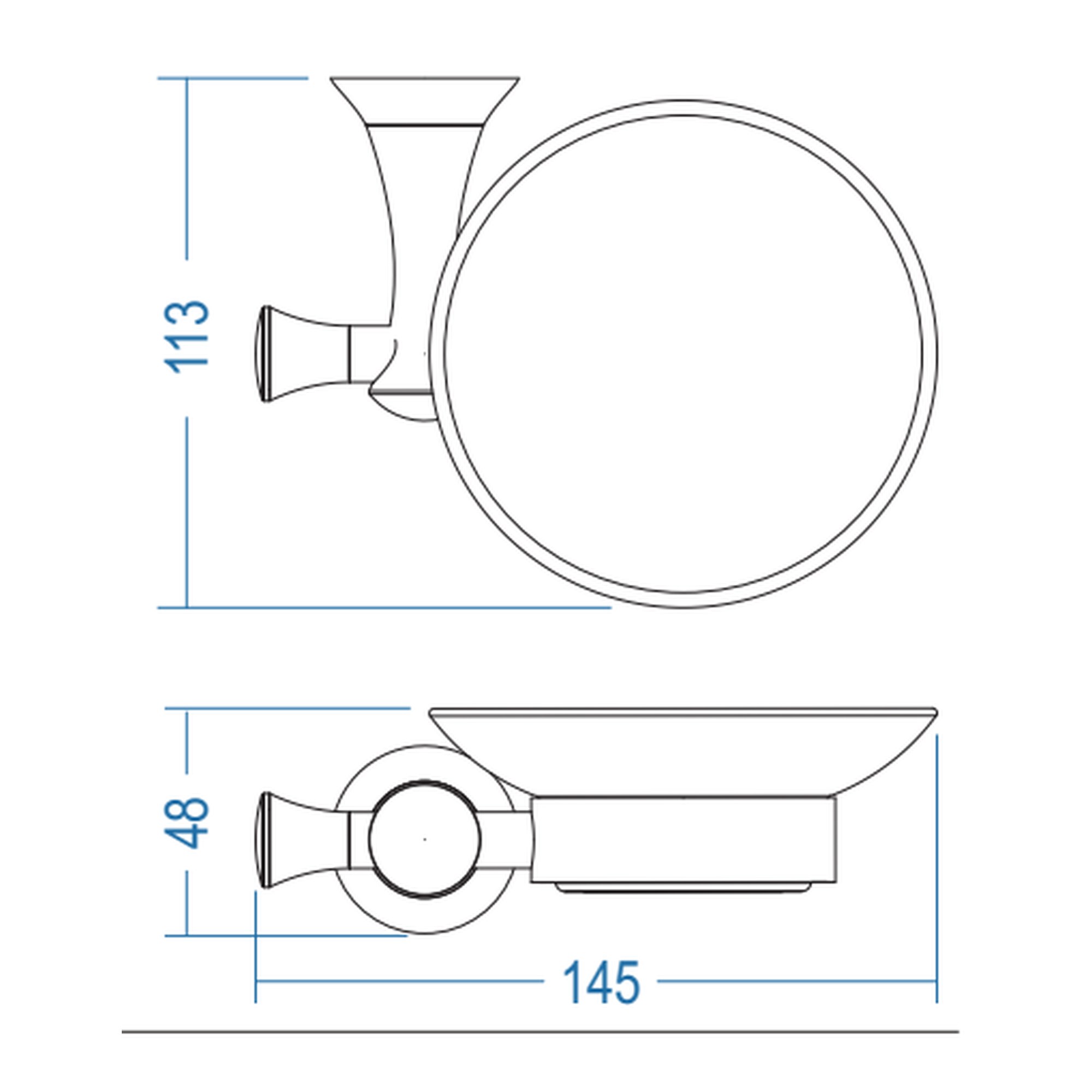 Duxxa Art De Luxe Sabunluk-Titan A.1303.T