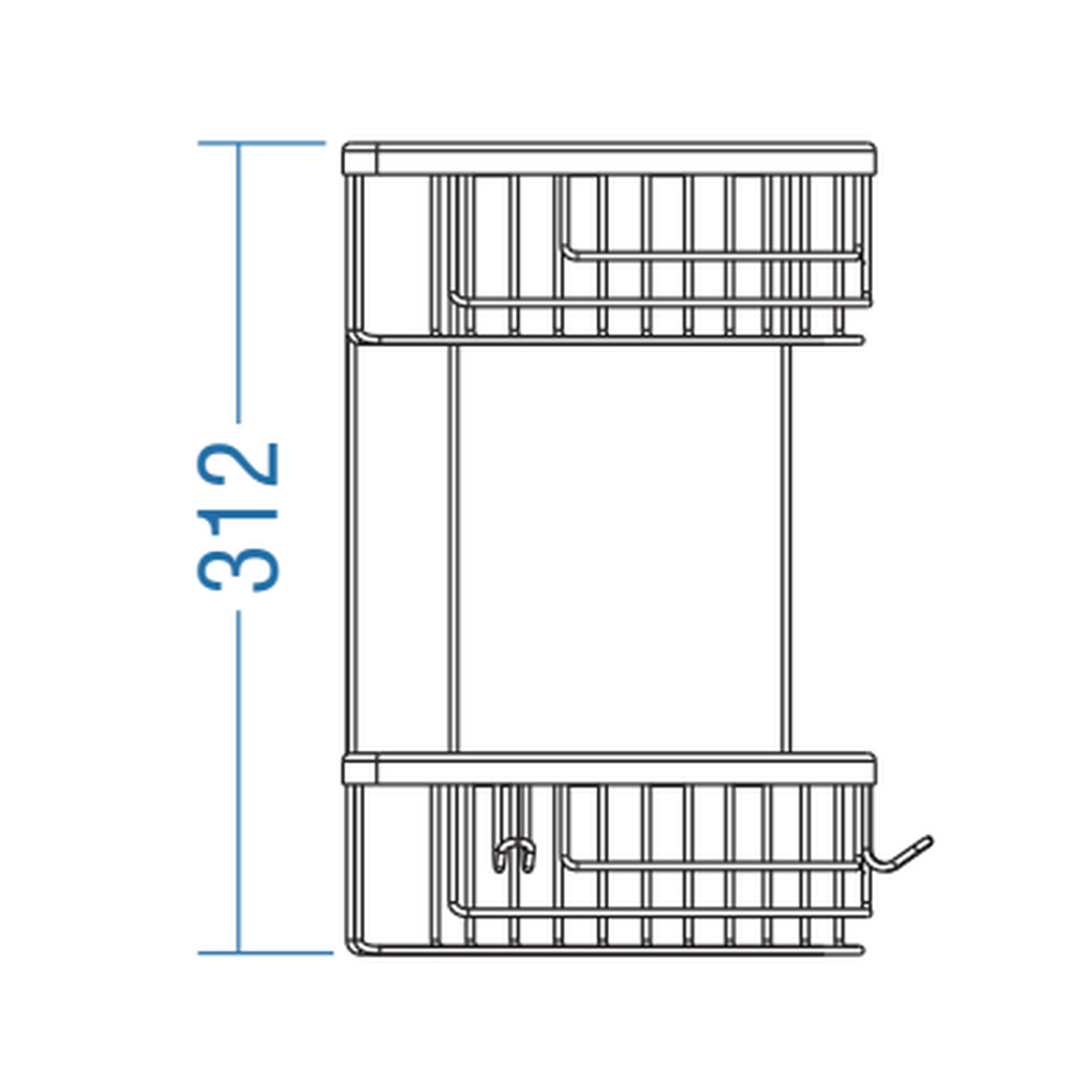 Duxxa Oval Lüks Şampuanlık 20x20 - 2 Kat - Antik Sarı A.512.E