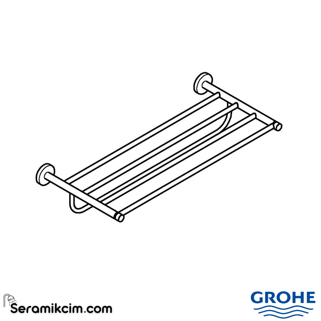 Essentials Multi-Towel Rack 40800Gl1 - 40800GL1