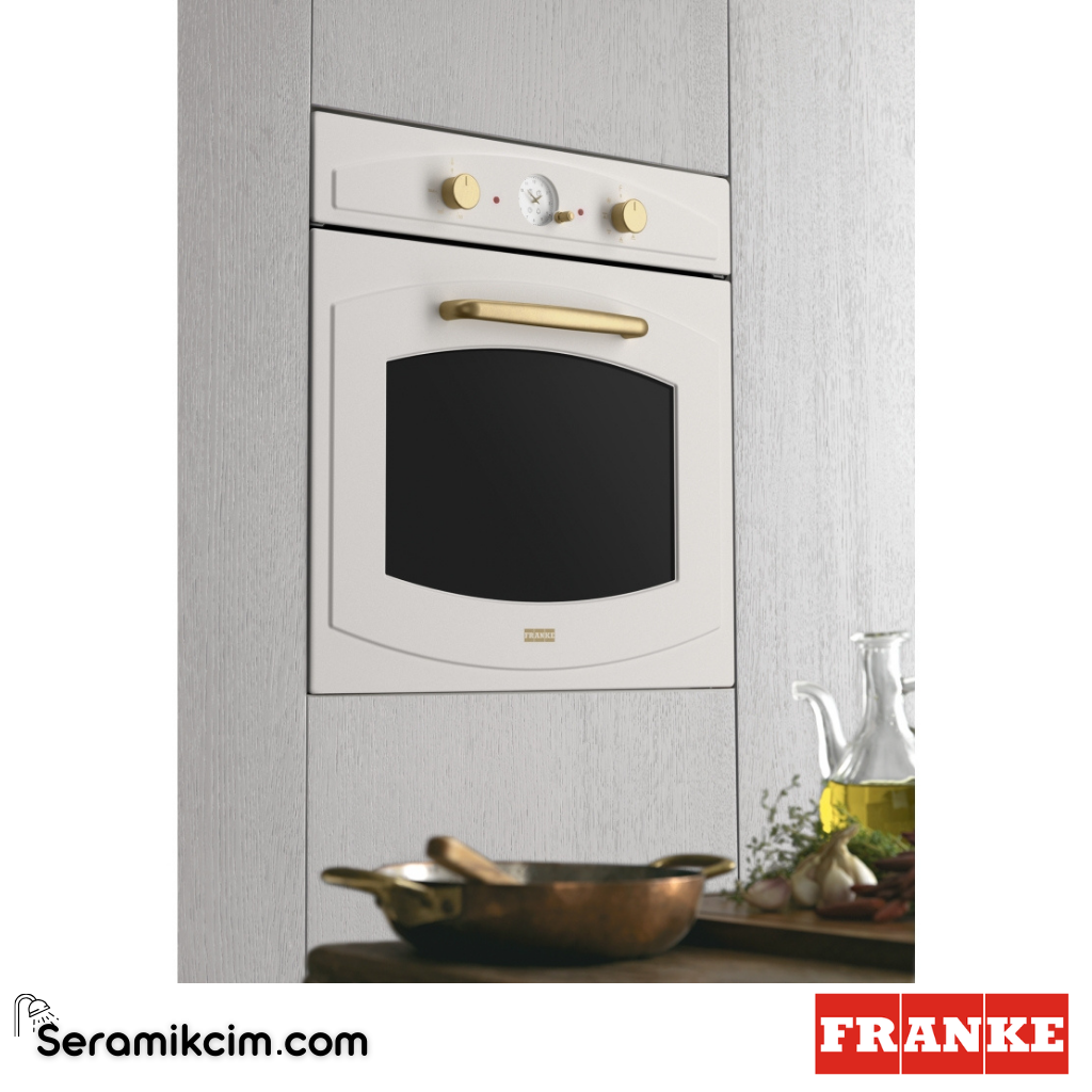 Franke Classicline FCO 86 H 8 Programlı 65lt A Enerji Sınıfı Fırın Krem 116.0696.544 - 116.0696.544