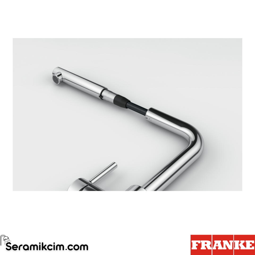 Franke Lina L Doccia Spiralli Mutfak Armatürü Krom 115.0712.420