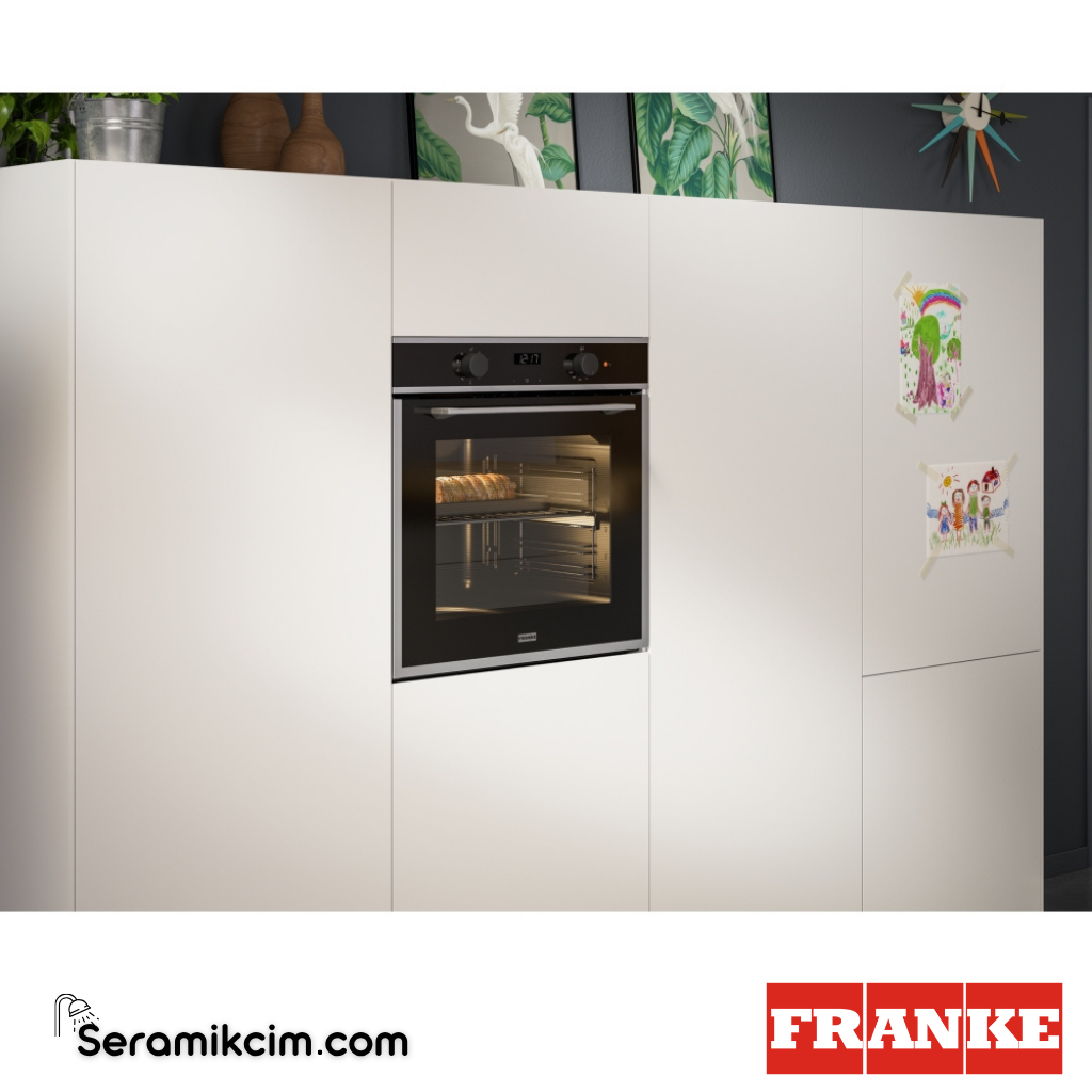 Franke Maris FMA 86 H XS 8 Programlı 71lt A Enerji Sınıfı Fırın Siyah Cam / Inox 116.0606.097 - 116.0606.097