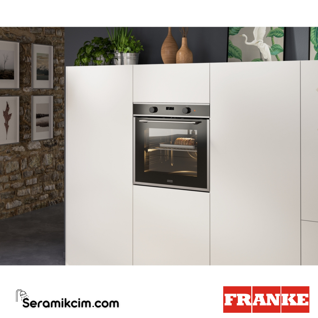 Franke Maris FMA 86 H XS 8 Programlı 71lt A Enerji Sınıfı Fırın Siyah Cam / Inox 116.0606.097 - 116.0606.097