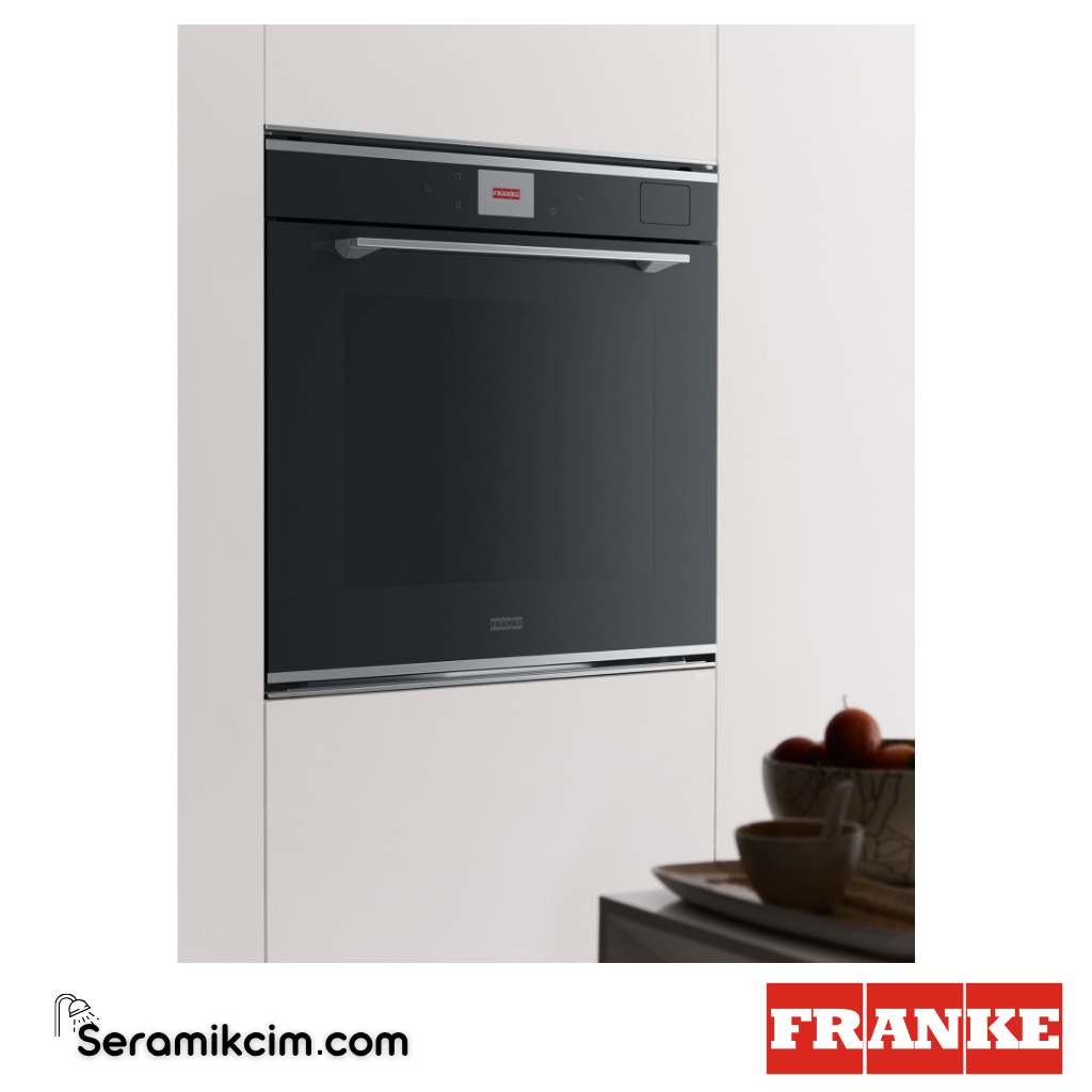 Franke Mythos Buharlı FMY 99 HS XS 19 Programlı 73lt A+ Enerji Sınıfı Fırın Siyah / Inox Frame 116.0613.706 - 116.0613.706