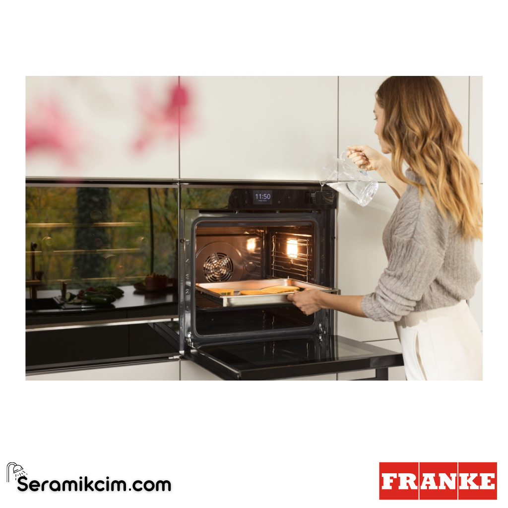 Franke Mythos Buharlı FMY 99 HS XS 19 Programlı 73lt A+ Enerji Sınıfı Fırın Siyah / Siyah Frame 116.0613.707 - 116.0613.707