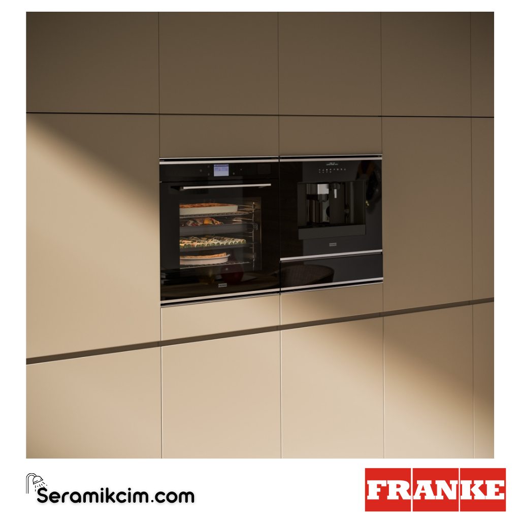 Franke Mythos Buharlı FMY 99 HS XS 19 Programlı 73lt A+ Enerji Sınıfı Fırın Siyah / Inox Frame 116.0613.706 - 116.0613.706